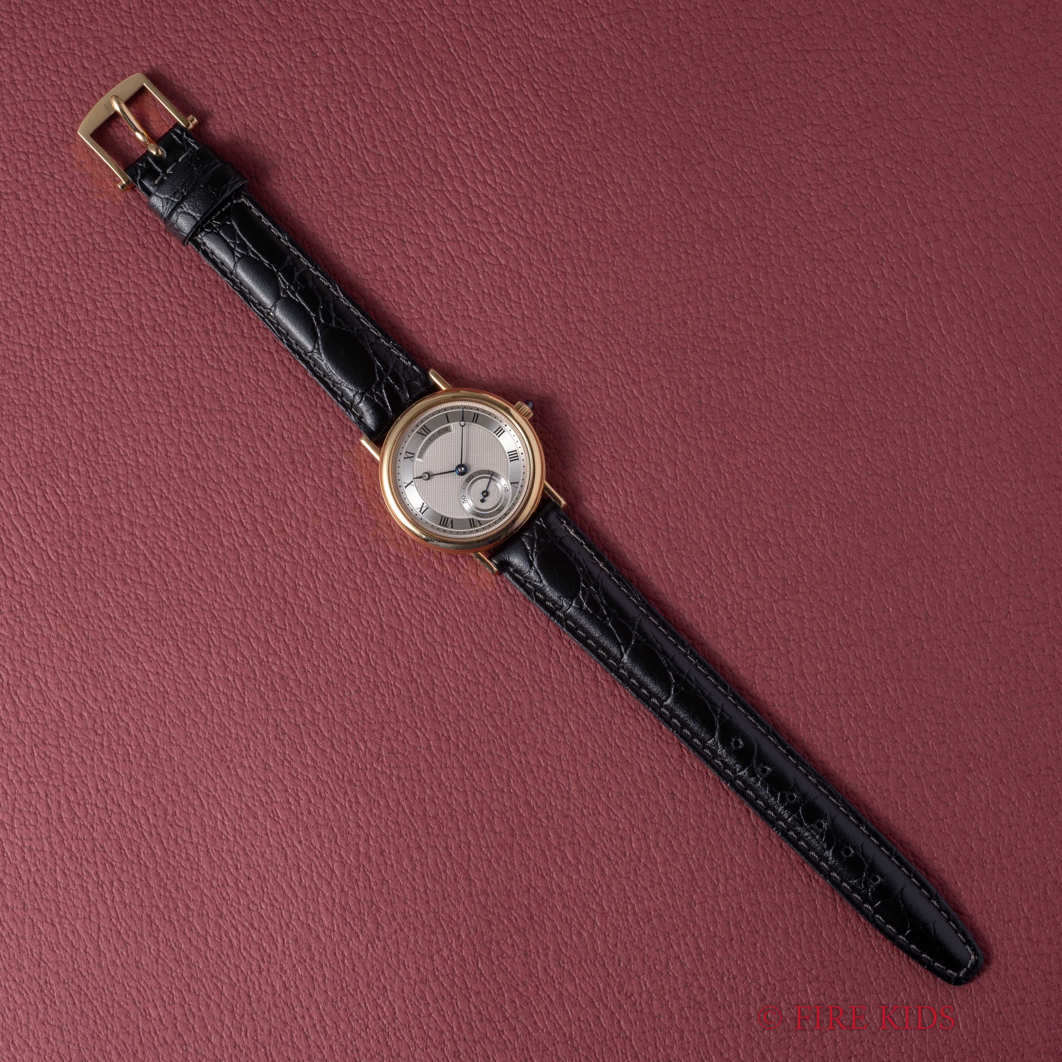 ブレゲ クラシック 18金無垢 1990年製 Ref.3210BA ジャガールクルト製Cal.818/4 純正YG尾錠付き