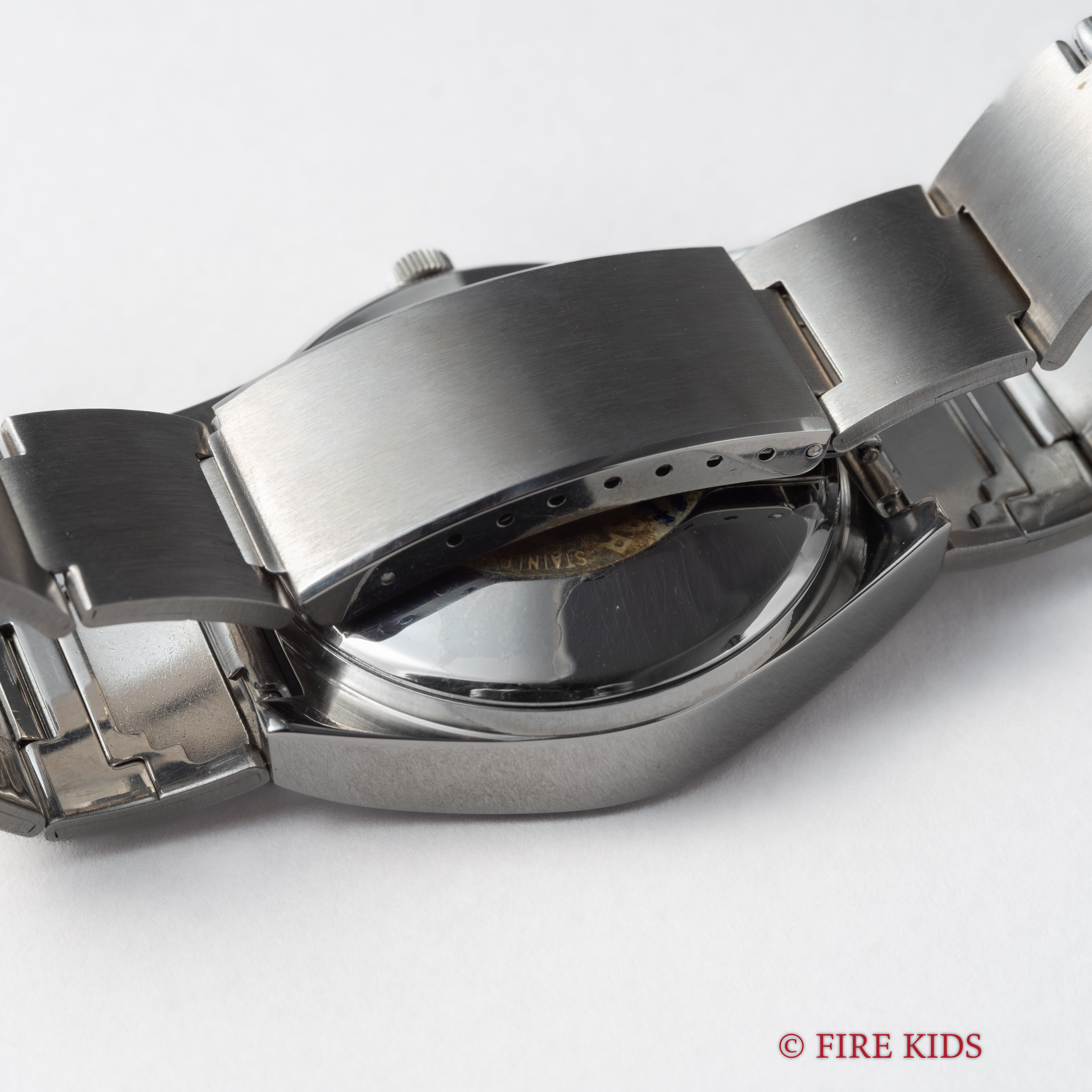 エニカ ジャンピングアワー ブルーダイヤル 自動巻き NOS 1970年代 アナデジ