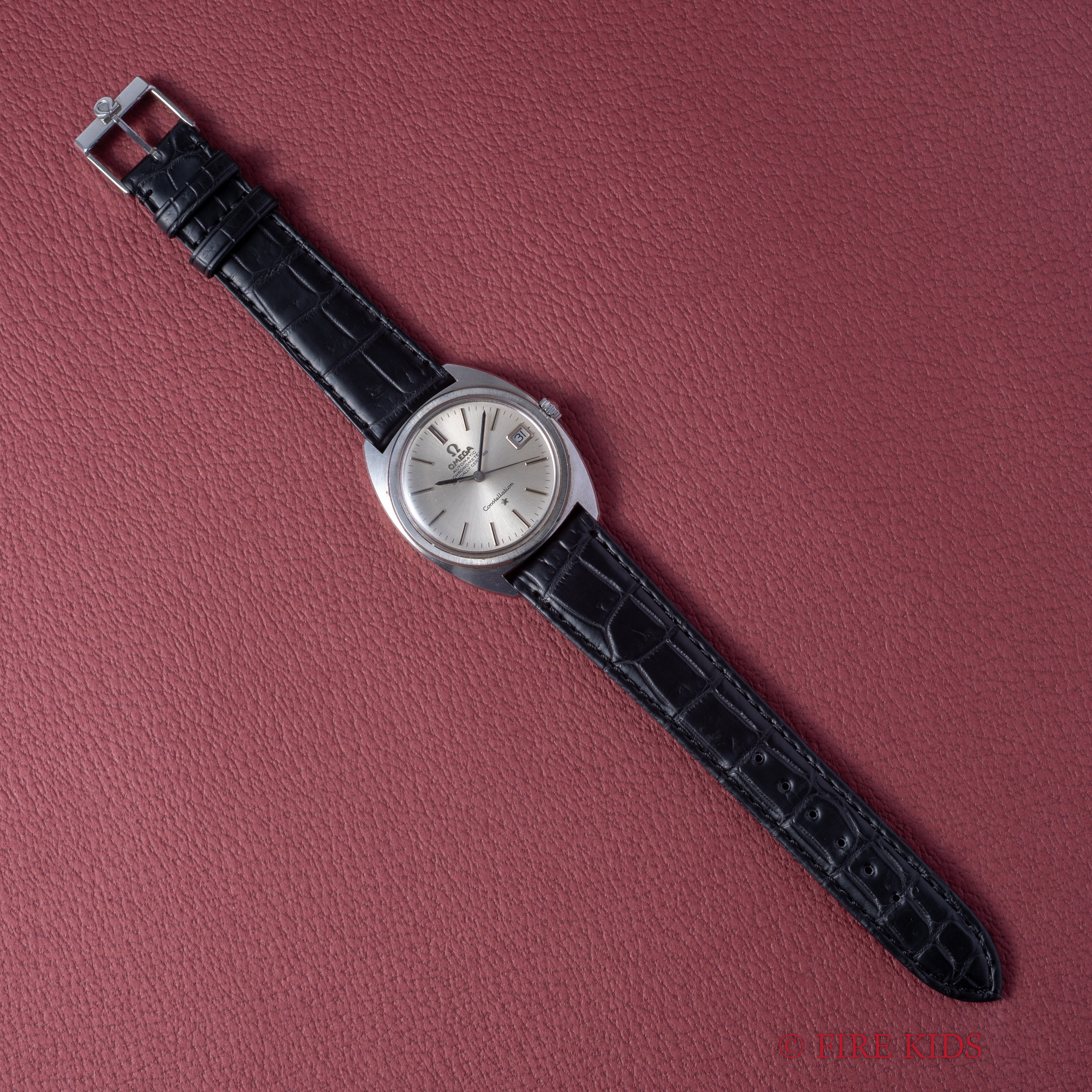 オメガ コンステレーション 1969年製 Ref.168.017 ジェンタ クロノメーター自動巻 Cal.564 純正尾錠付