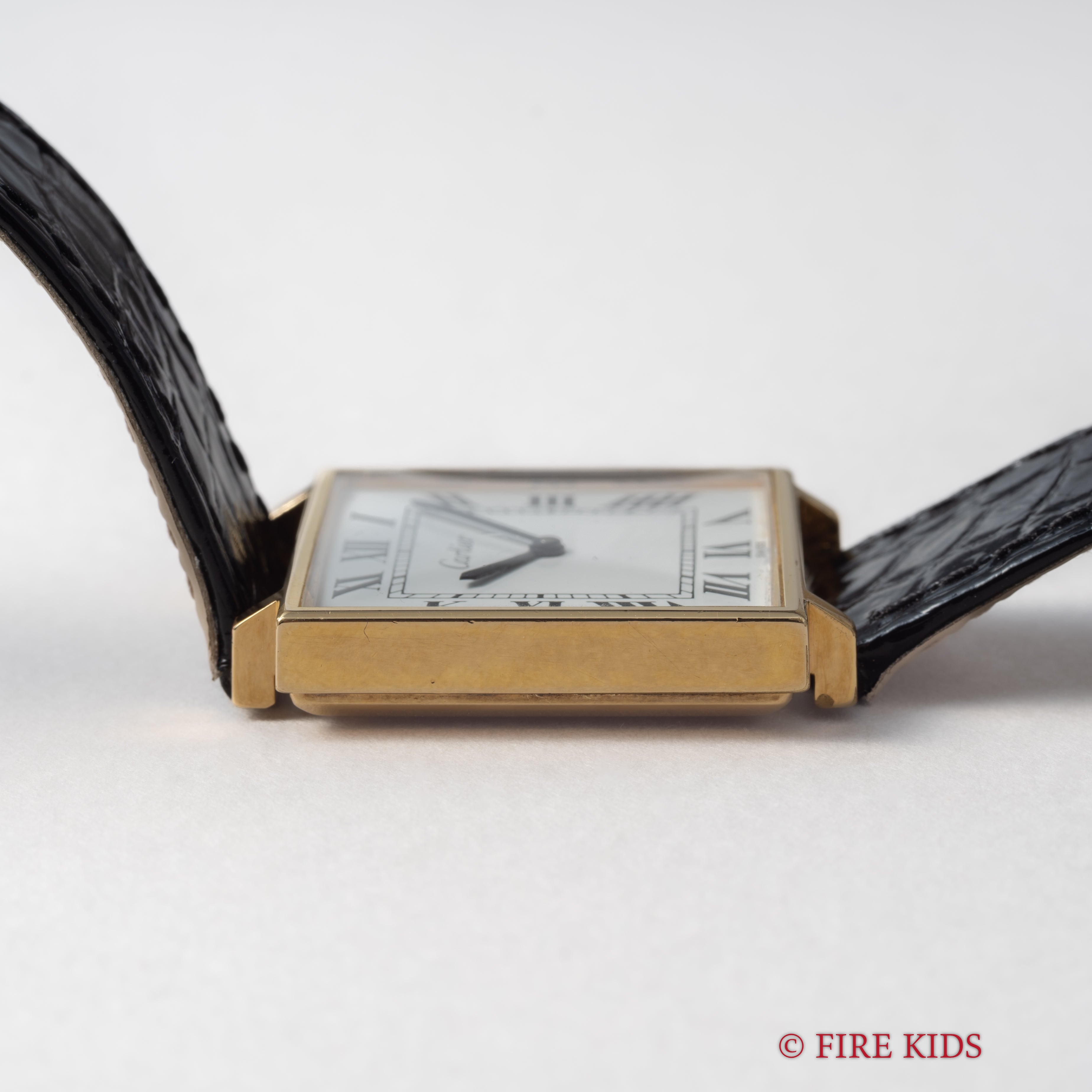 カルティエ プレマストタンク スクエア 手巻 1970年代製 ホワイトローマンダイヤル