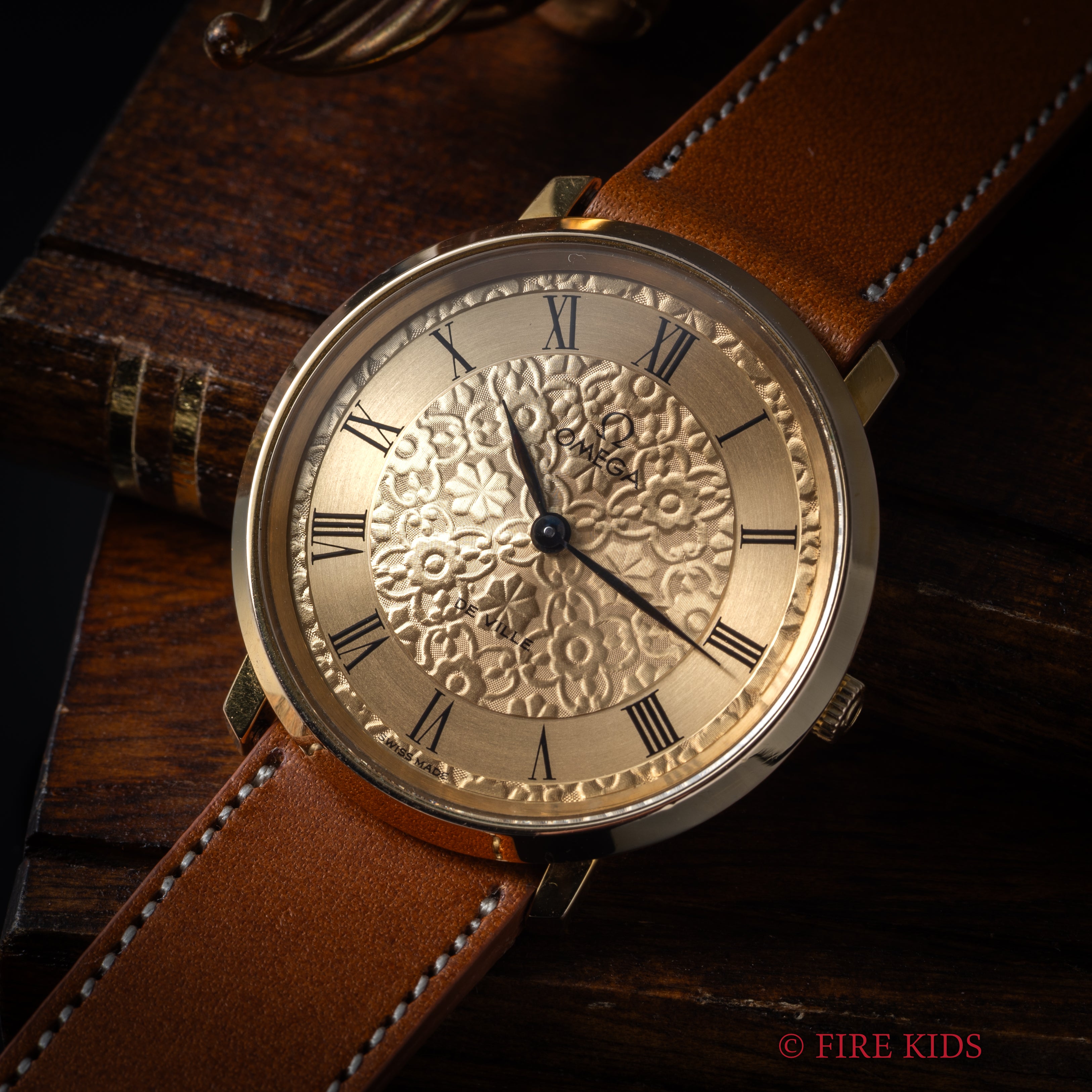 オメガ デ・ヴィル 1972年製 エングレーブドダイヤル Ref.111.0107 手巻き Cal.625