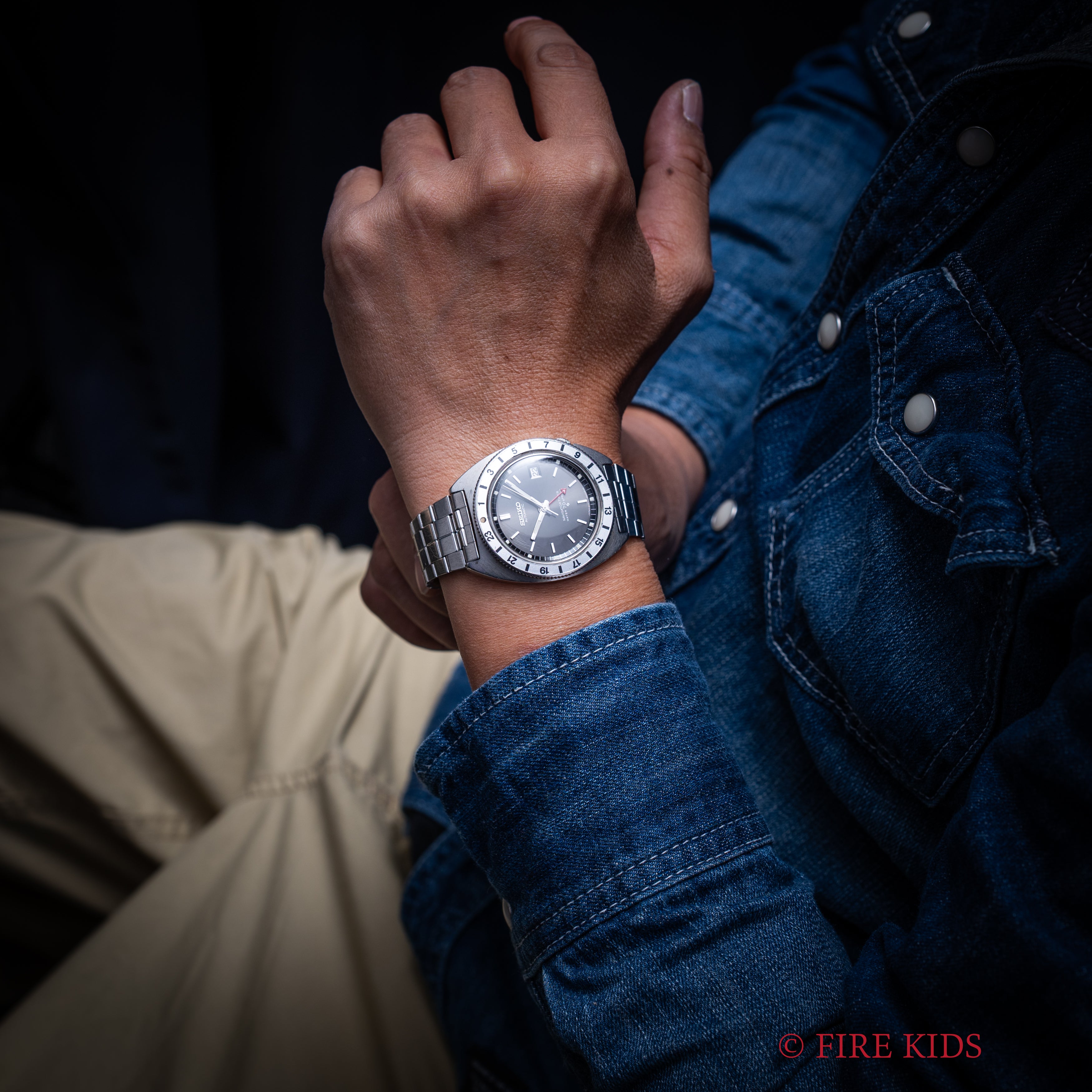 セイコー ナビゲータータイマー ファーストモデル 1969年製 回転ベゼル GMT Ref.6117-8000 純正ブレス付き