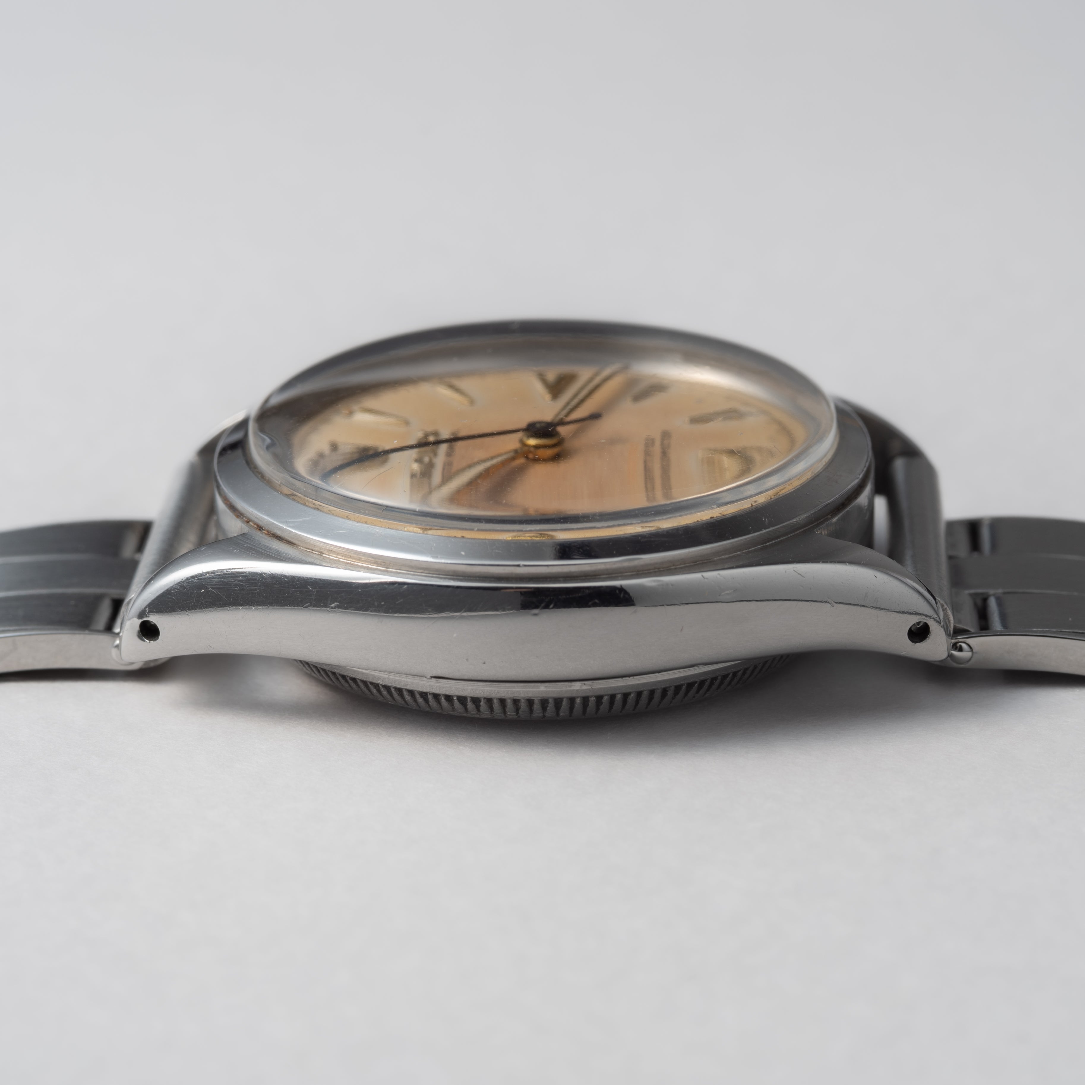 ロレックス セミバブルバック Ref.6084 1951年製 オイスターパーペチュアル 自動巻きスーパーオイスターリューズ