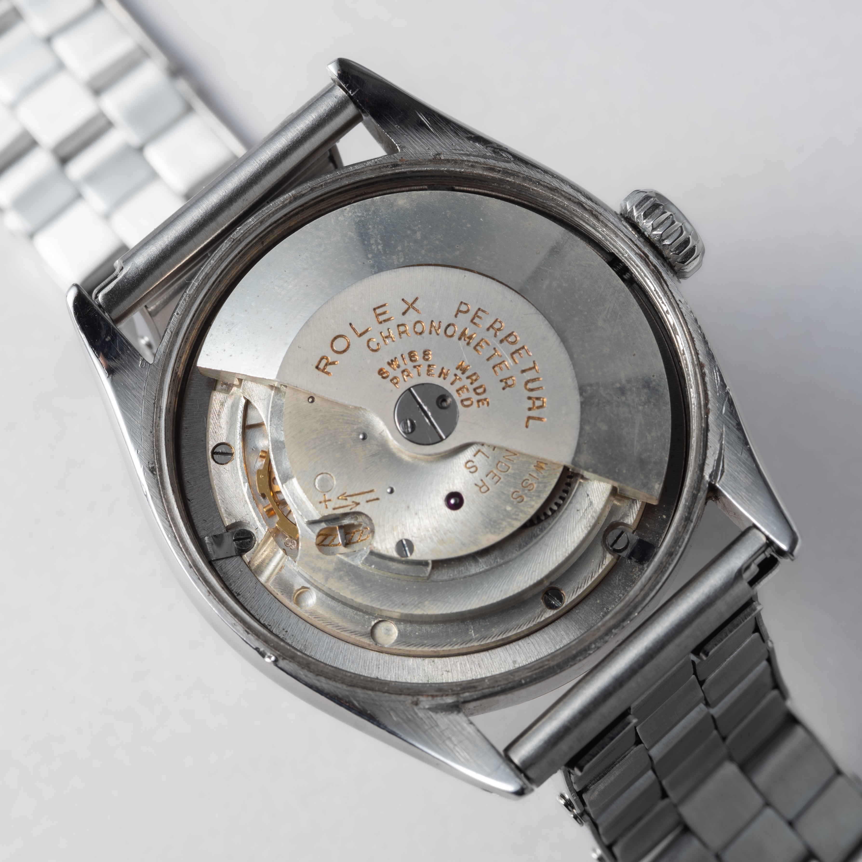 ロレックス セミバブルバック Ref.6084 1951年製 オイスターパーペチュアル 自動巻きスーパーオイスターリューズ