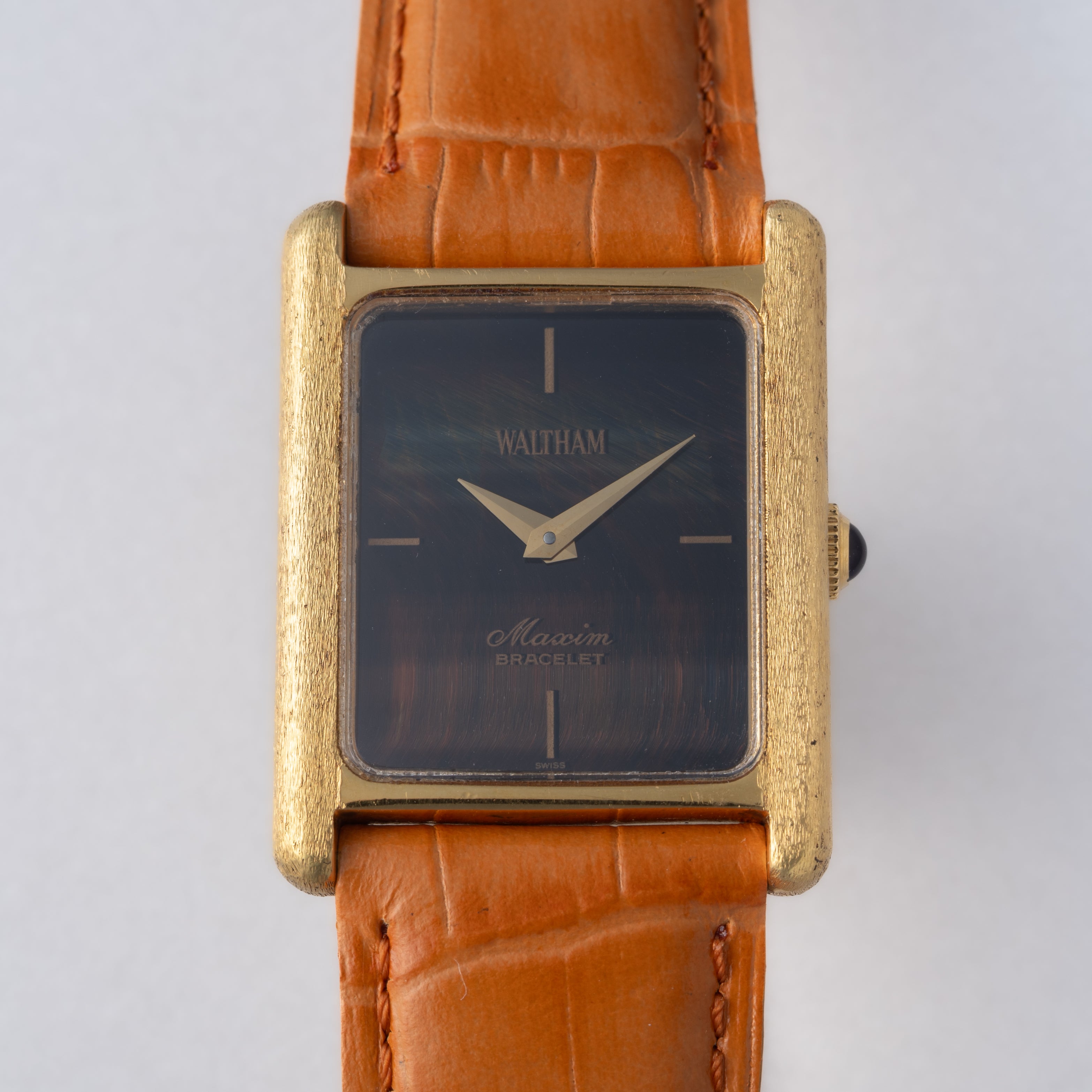 ウォルサム マキシム 1980年代製 手巻き ストーンダイヤル GPケース