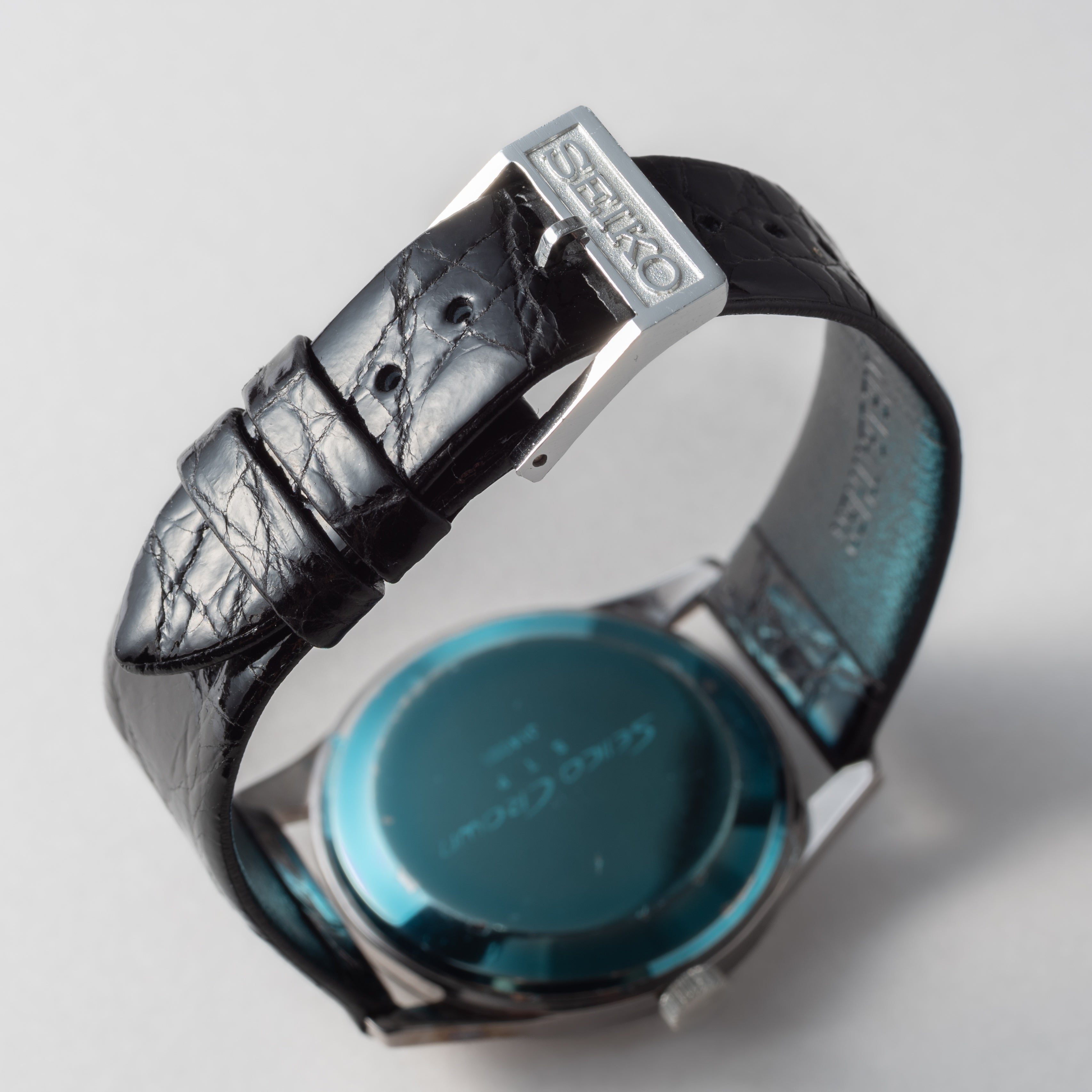 セイコー クラウン 21石 Ref.J14091 未使用品 箱、タグ、純正革ベルト、純正尾錠付き