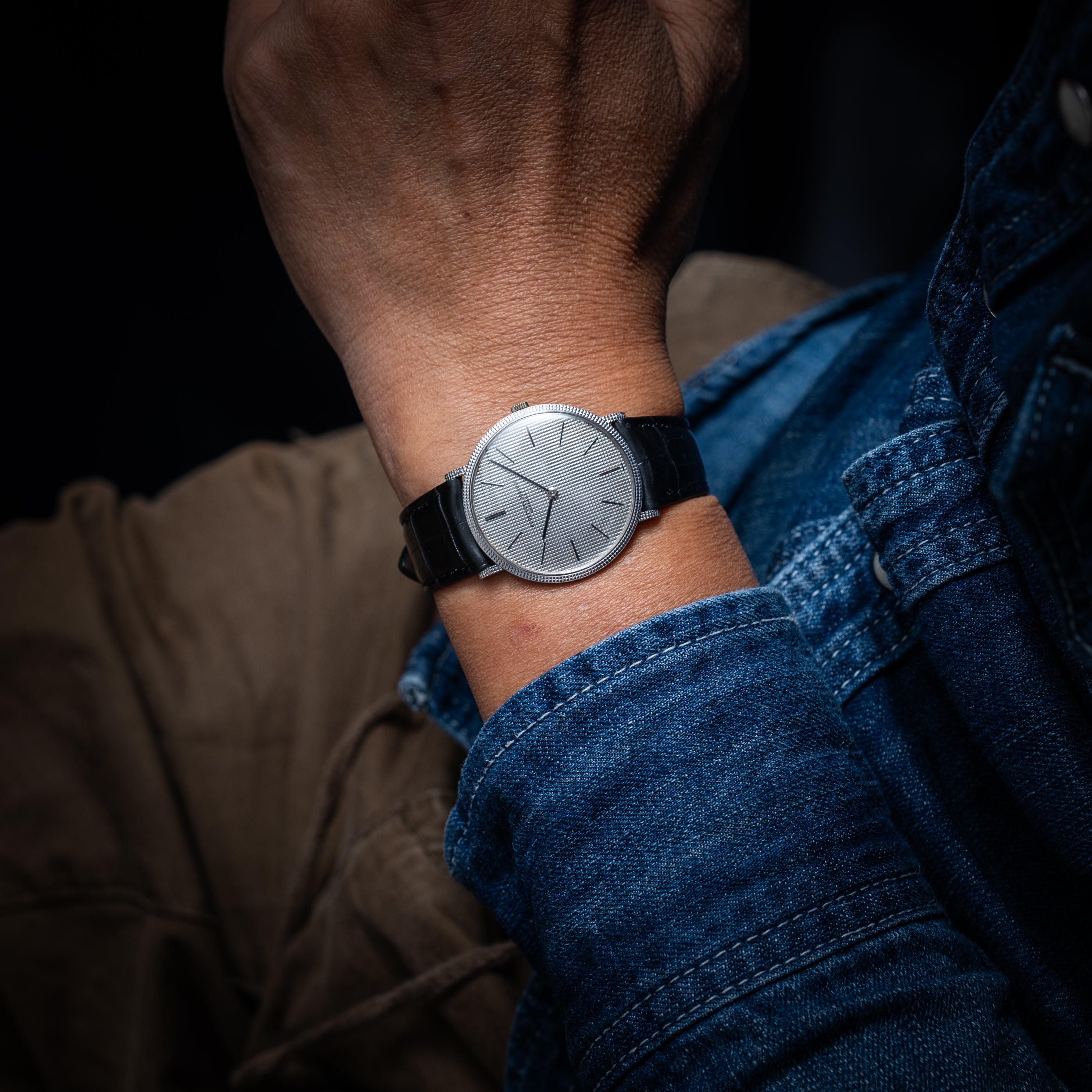 オーデマ・ピゲ ホブネイル 18金無垢ホワイトゴールド 1970年代製 自動巻 Cal.K2120 純正18KWG尾錠