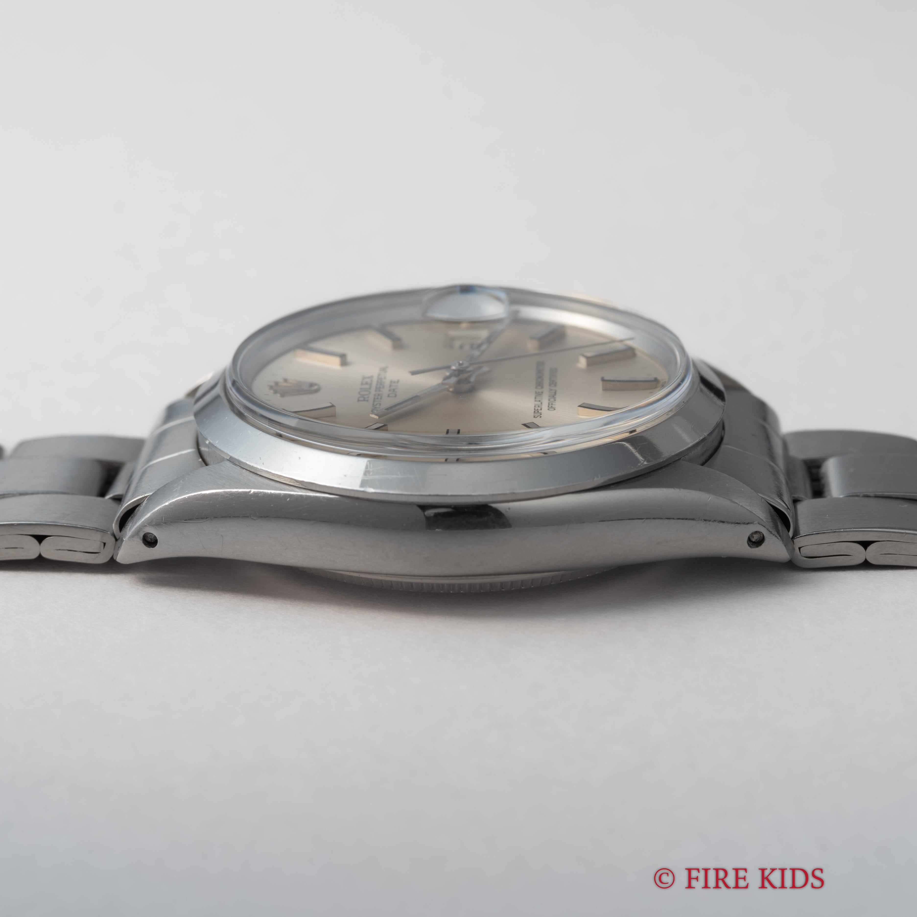 ロレックス 1972年製 オイスターパーペチュアルデイト Ref.1500 シルバーダイヤル