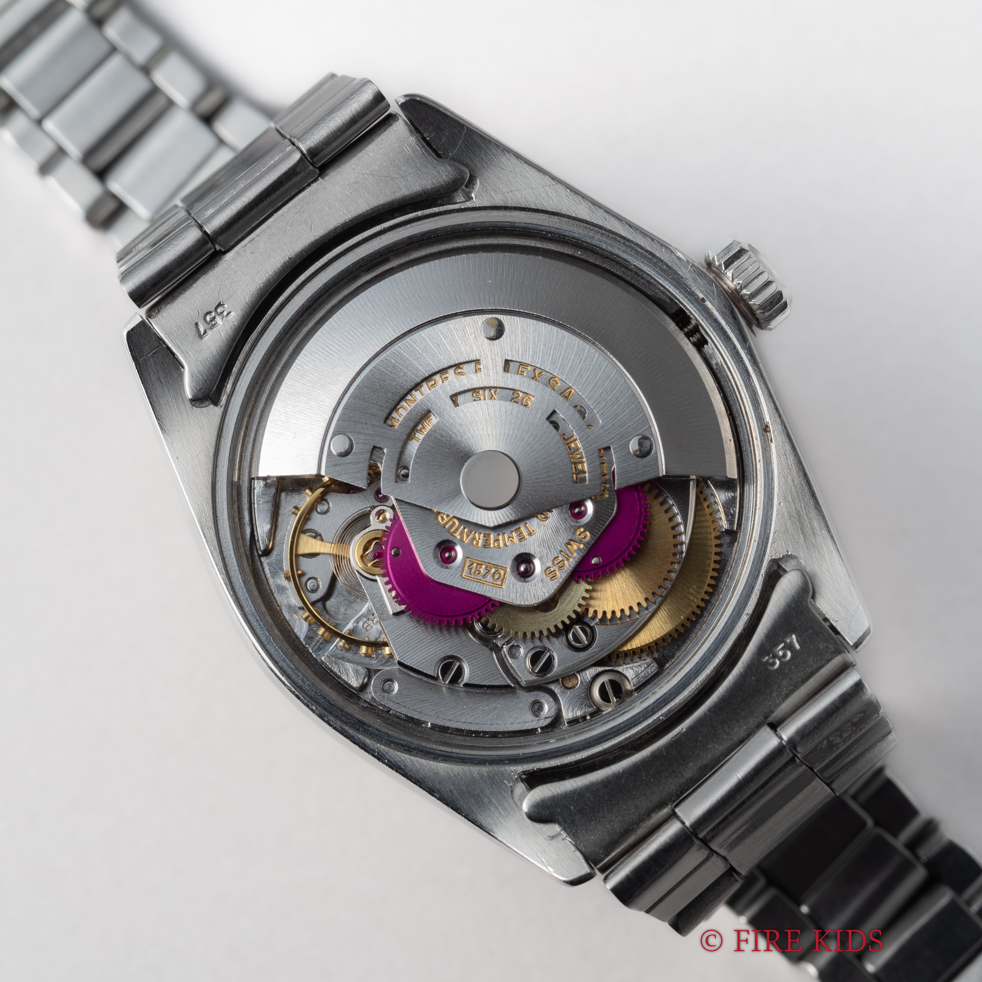 ロレックス 1972年製 オイスターパーペチュアルデイト Ref.1500 シルバーダイヤル