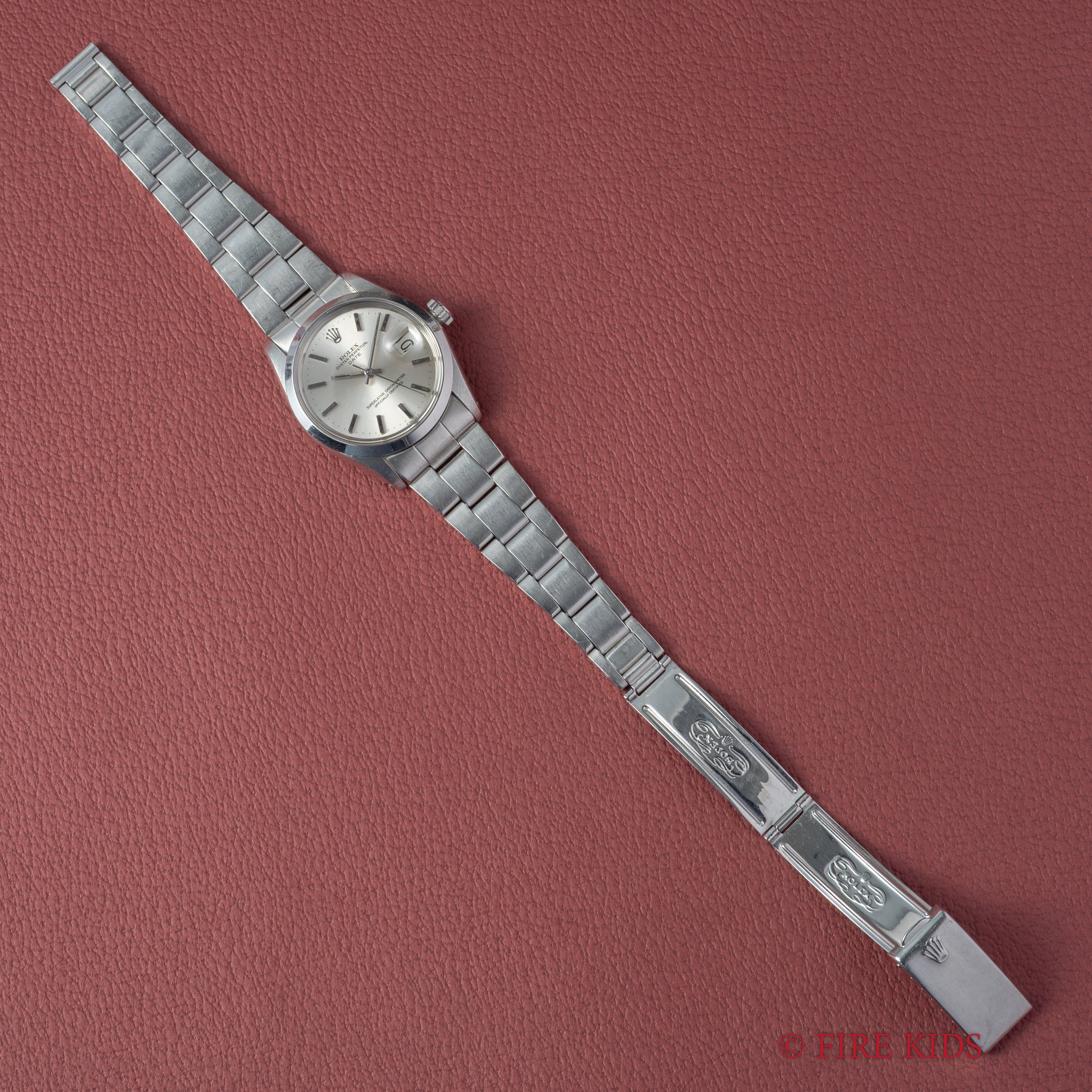 ロレックス 1972年製 オイスターパーペチュアルデイト Ref.1500 シルバーダイヤル