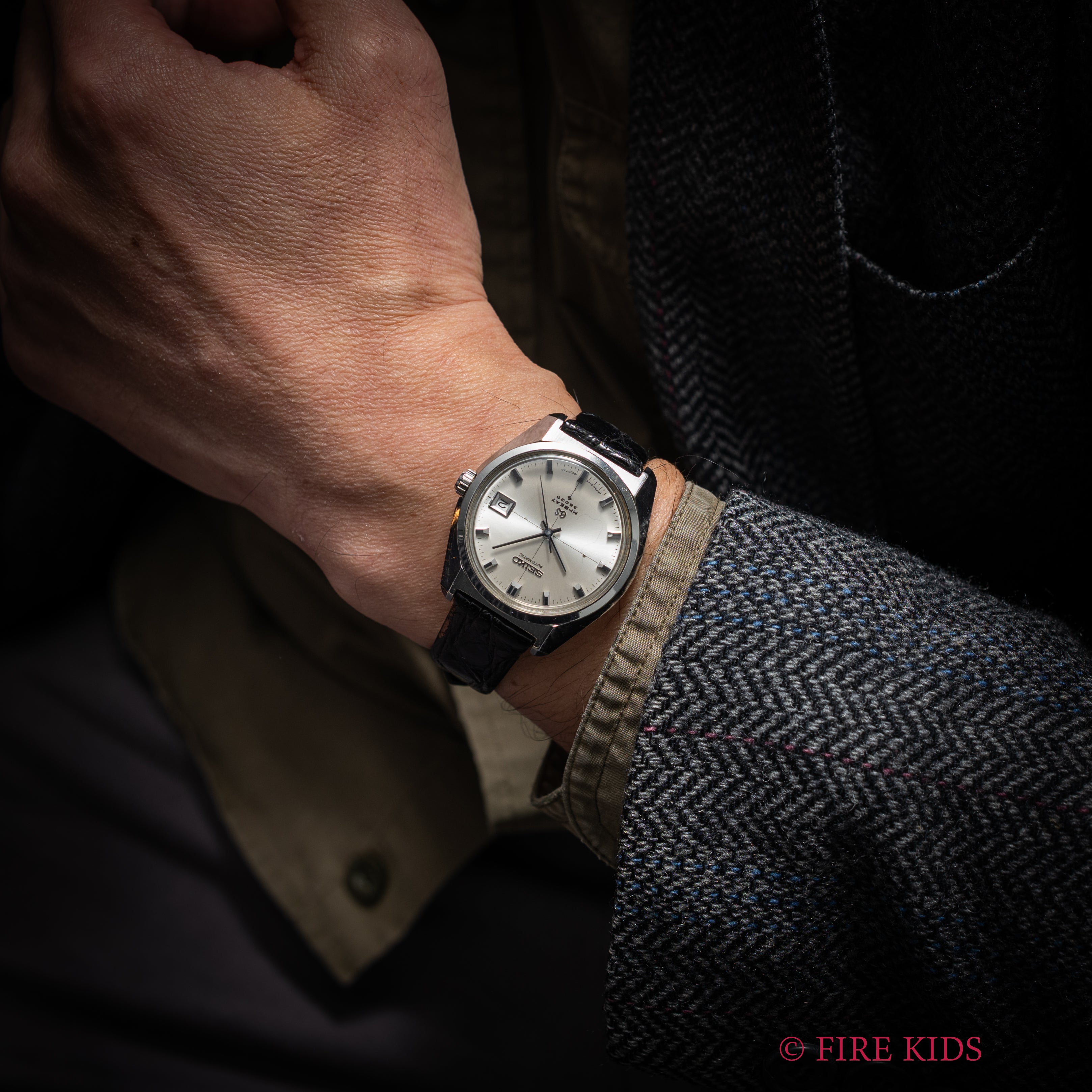 グランドセイコー ハイビート 36000 1969年製 Ref.6145-8000 61GS クロスライン