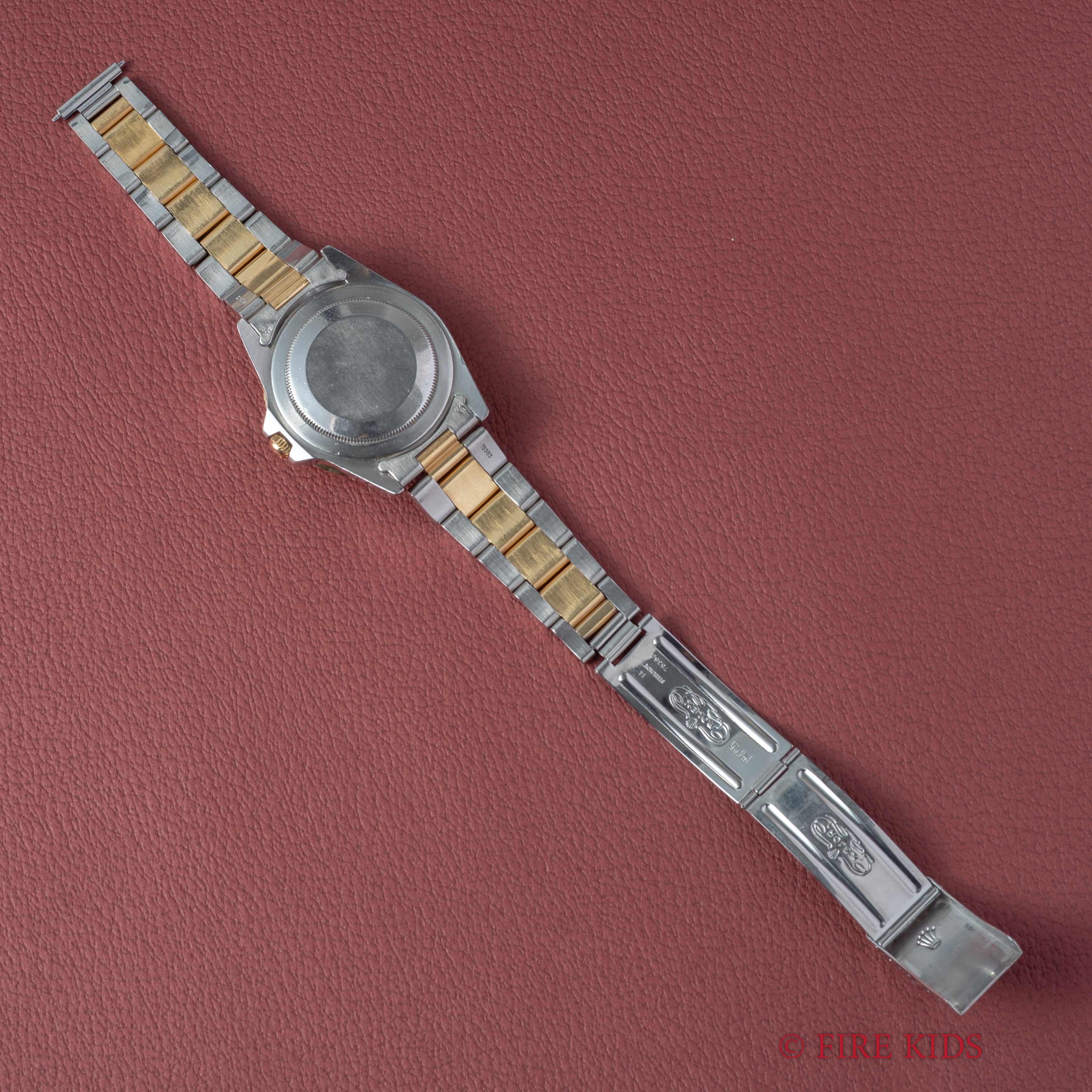 ロレックス 1981年製GMTマスター コンビ 茶ツボ Ref.16753 ルートビア 3連コンビオイスターブレス