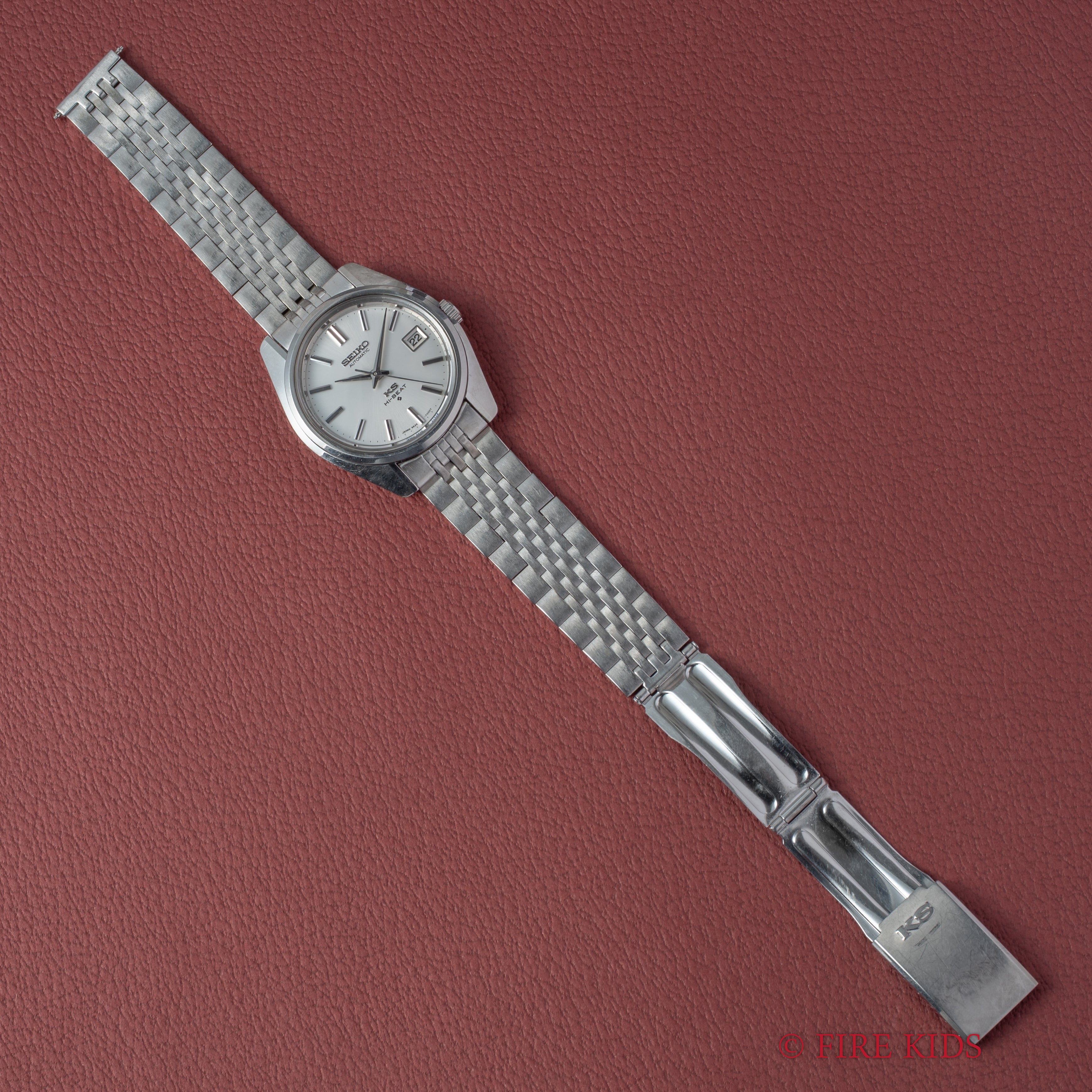 キングセイコー 1971年製 ハイビート自動巻き Ref.5625-7000 56KS 純正KSブレス