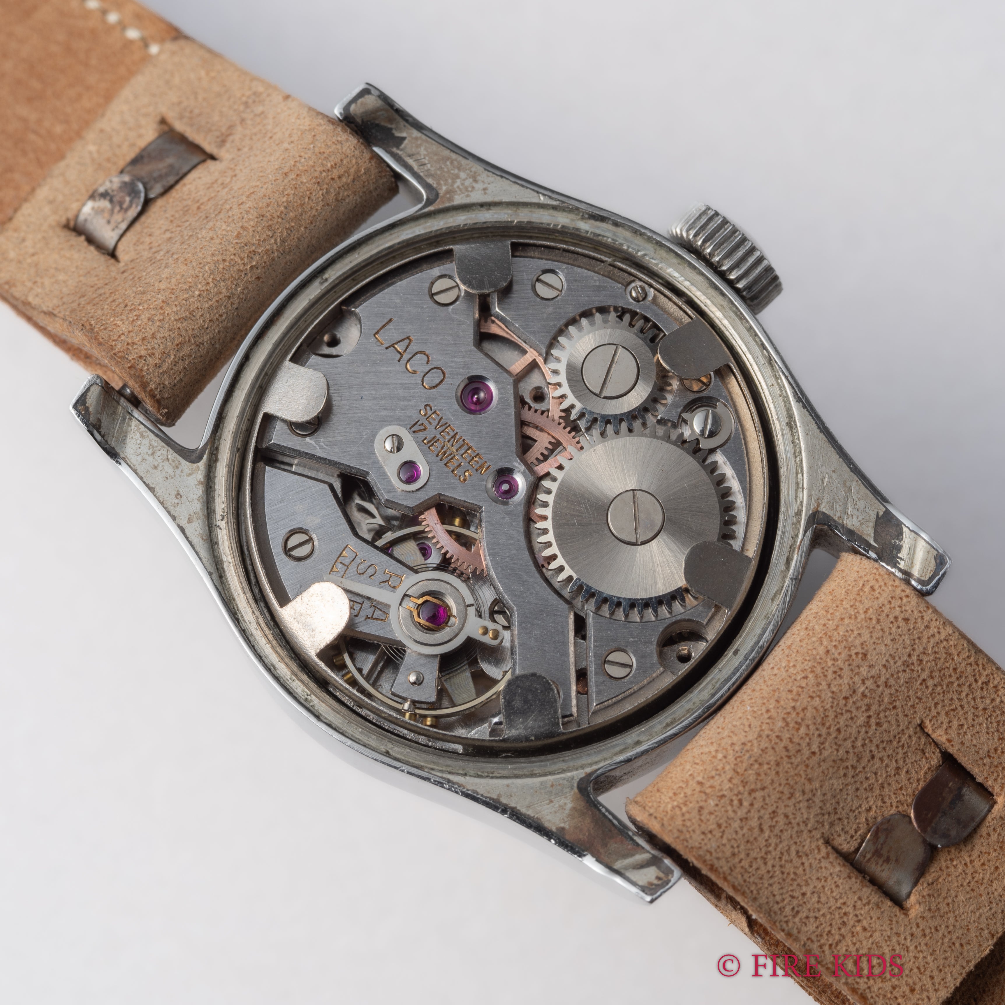 ラコ スポーツ ラウンド 1940年代製 ドイツ時計 手巻き