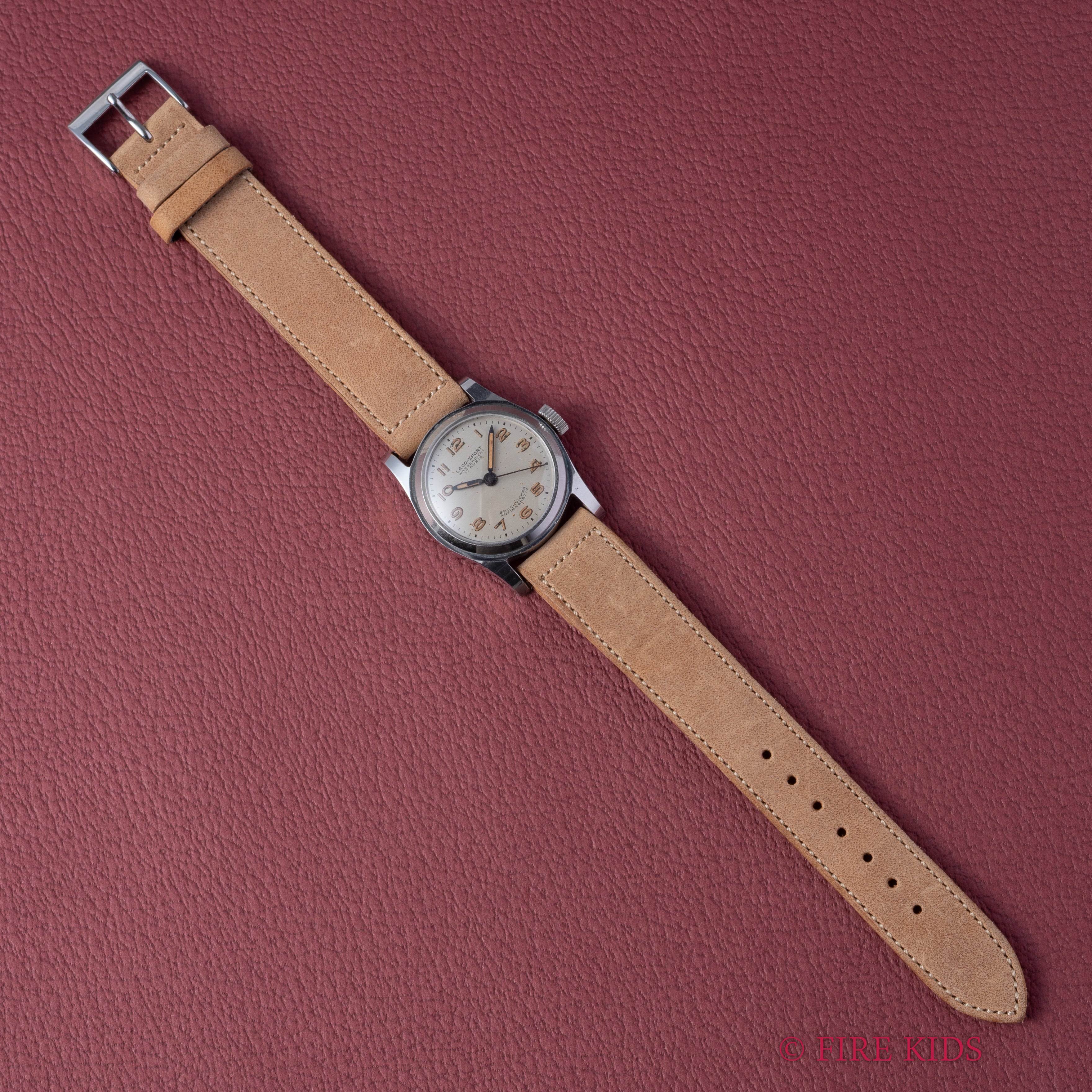 ラコ スポーツ ラウンド 1940年代製 ドイツ時計 手巻き