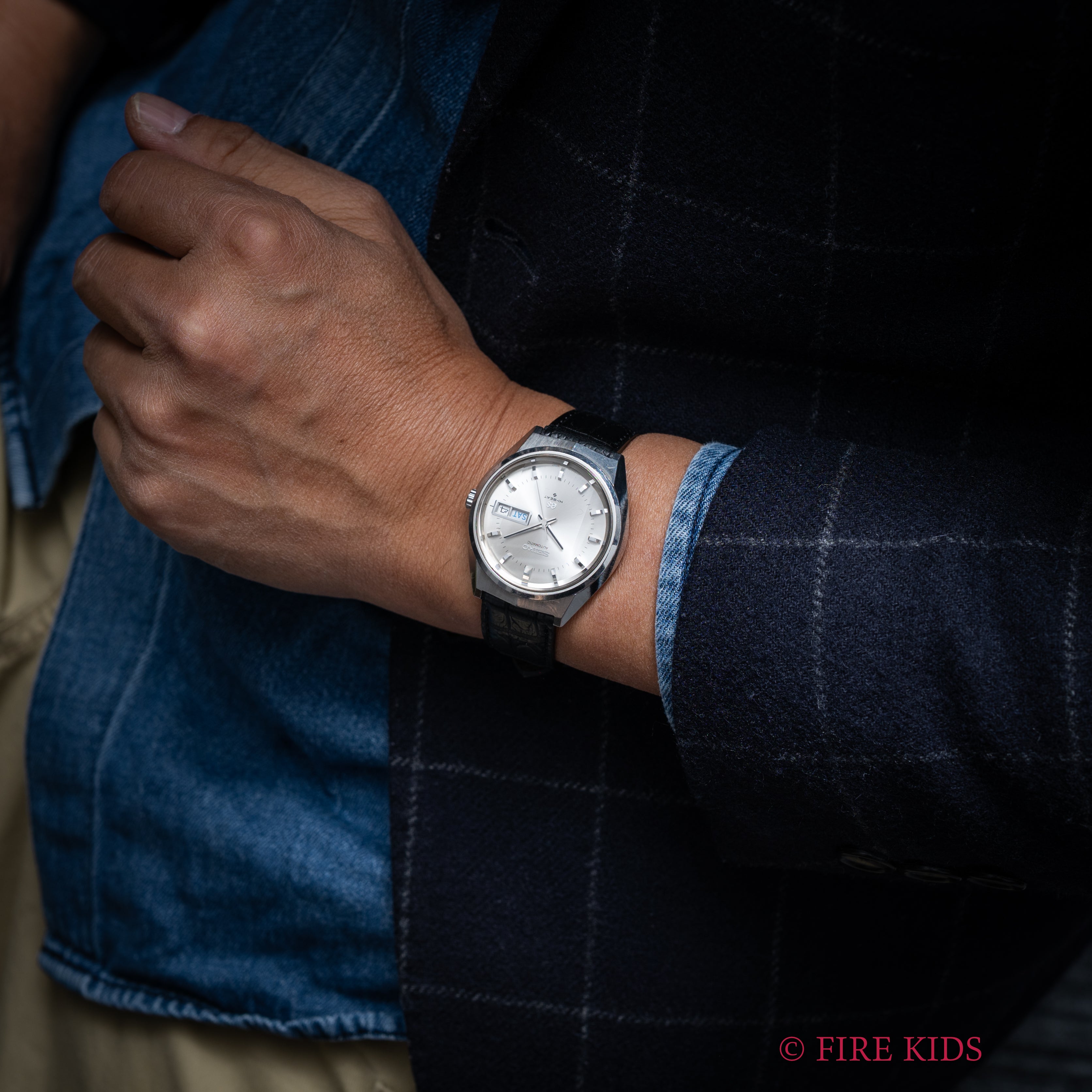 グランドセイコー 61GS 自動巻き ハイビート 1972年製 3面カットガラス Ref.6146-8050