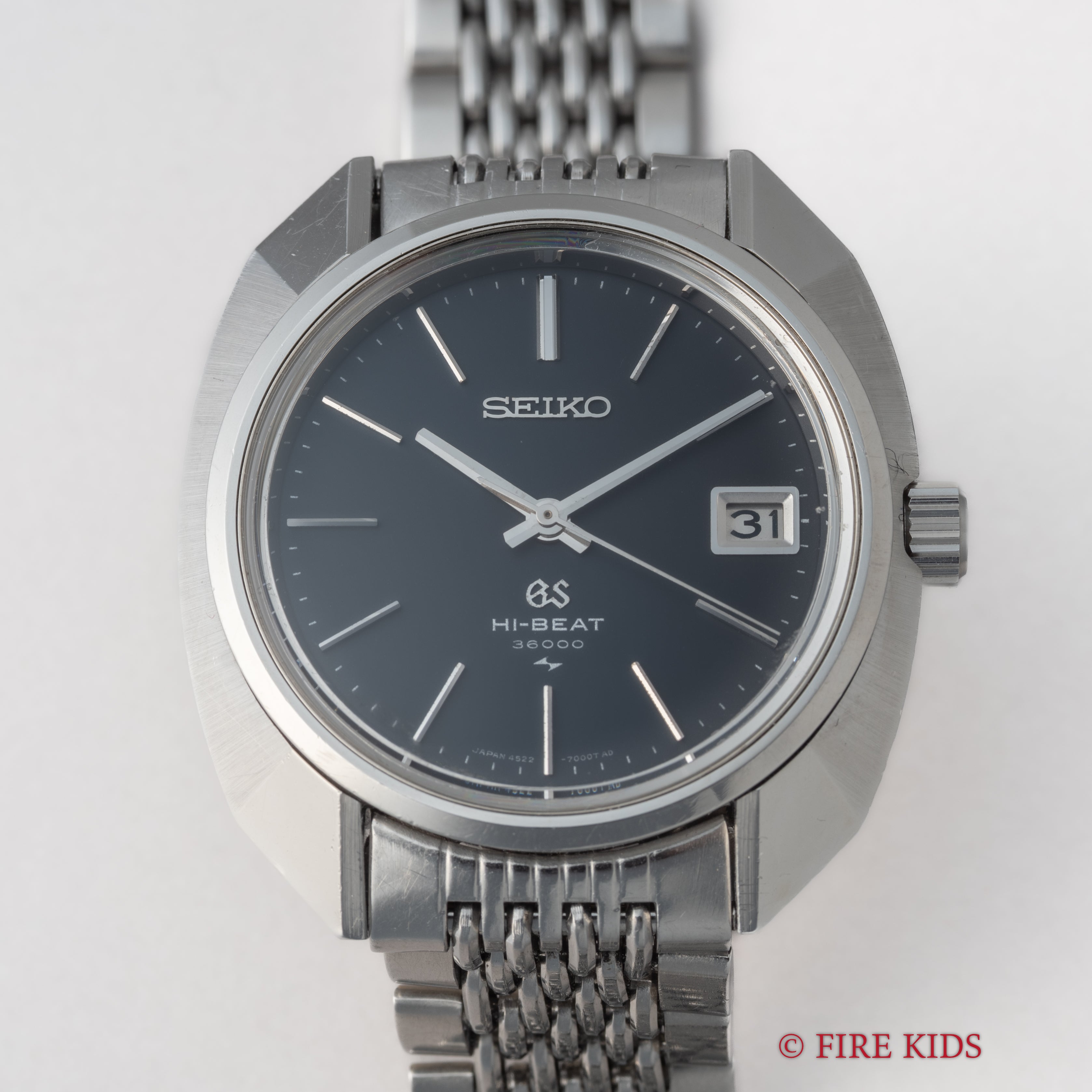 グランドセイコー オクタゴンケース 1969年製 10振動手巻 Ref.4522-7000 45GS セイコーブレス