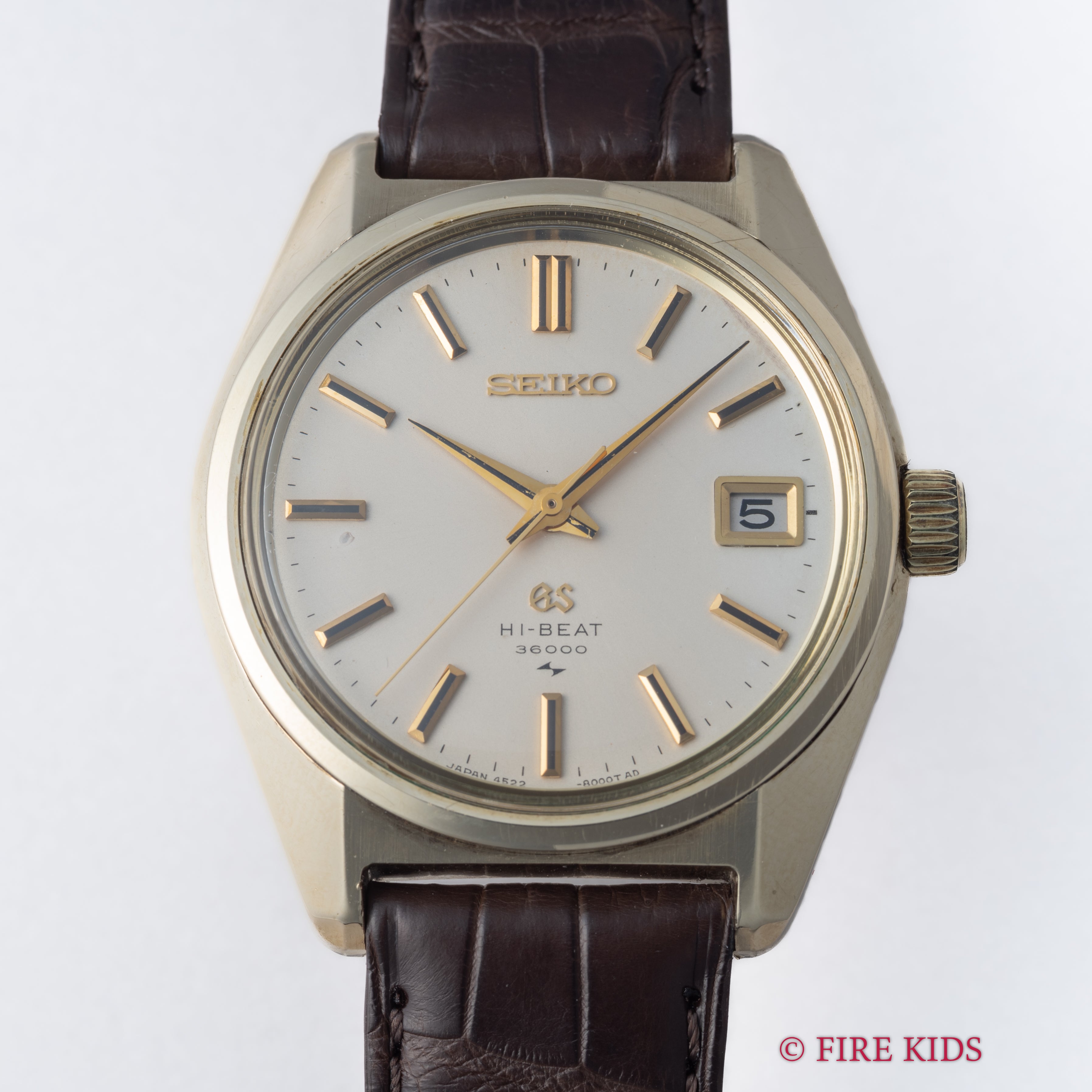 グランドセイコー 1968年製 手巻10振動 Ref.4522-8000 キャップゴールド 45GS パティーナダイヤル