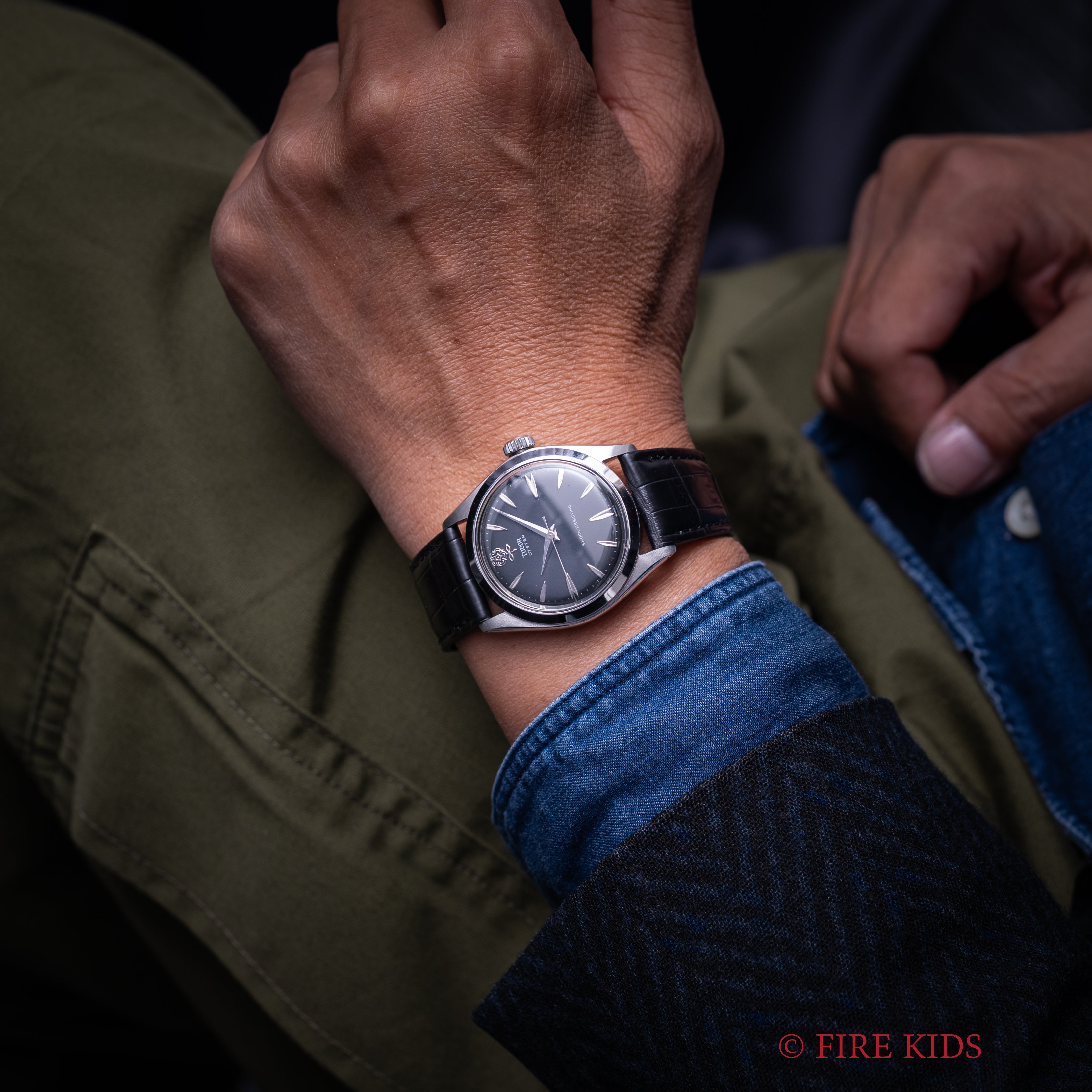 チューダー デカバラ 1960年代製 Ref.7934 オイスター 手巻き BKリダン 王冠リューズ