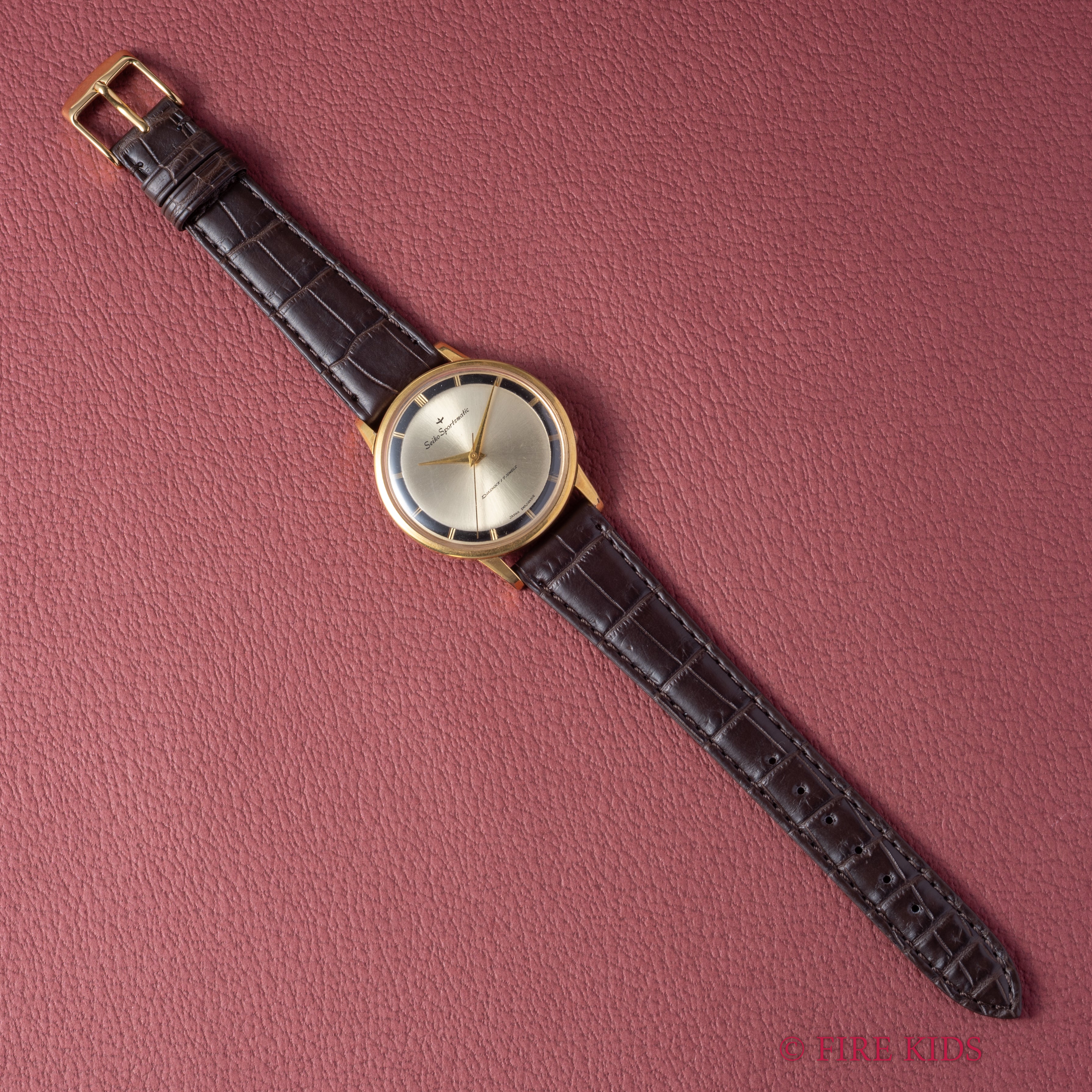 セイコー スポーツマチック 1961年製 自動巻き ツートン Ref.J14103D Cal.245 GPケース ツートーンダイヤル