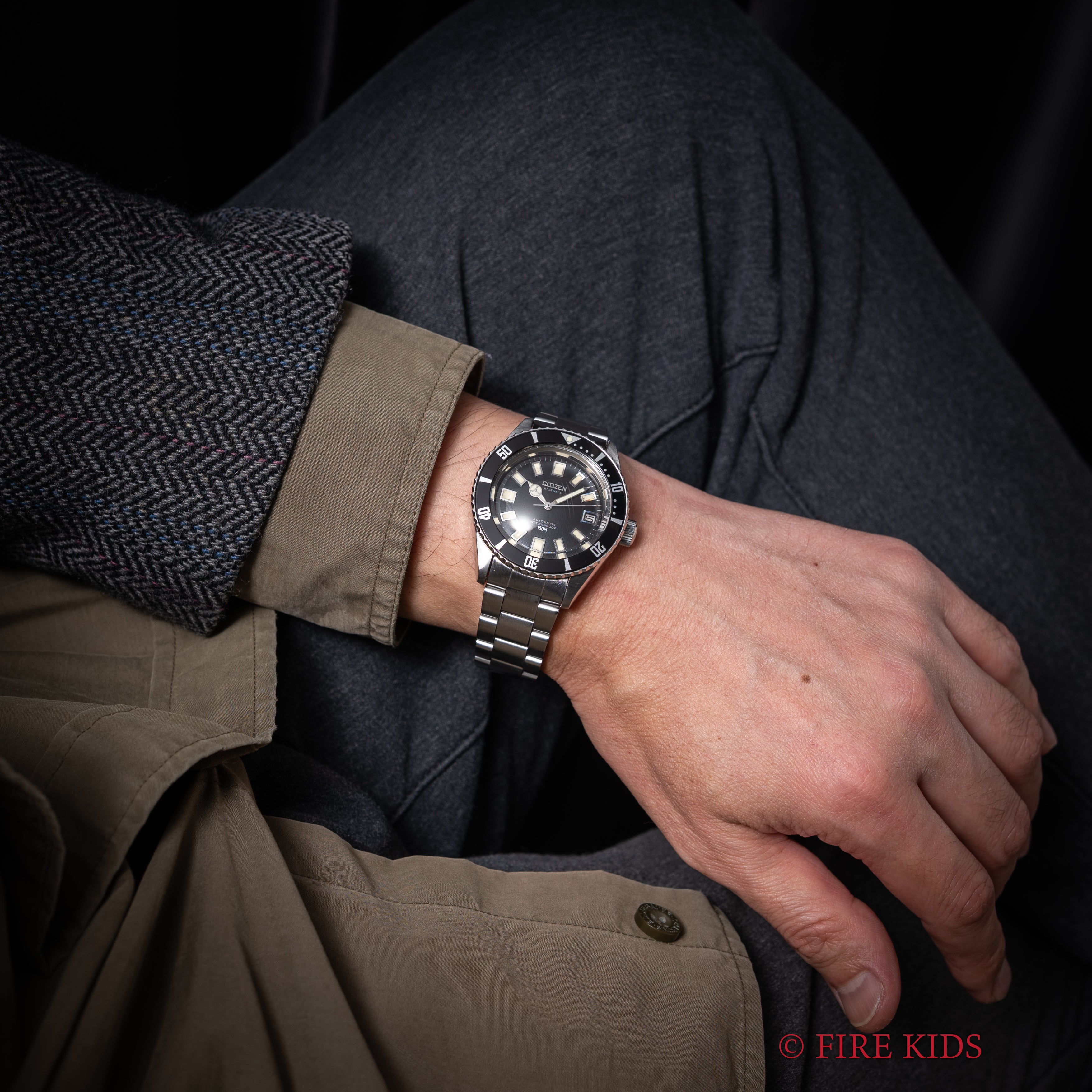 シチズン チャレンジダイバー 150M 初期型 1969年製 自動巻 Ref.4‐540115Y 社外ブレス