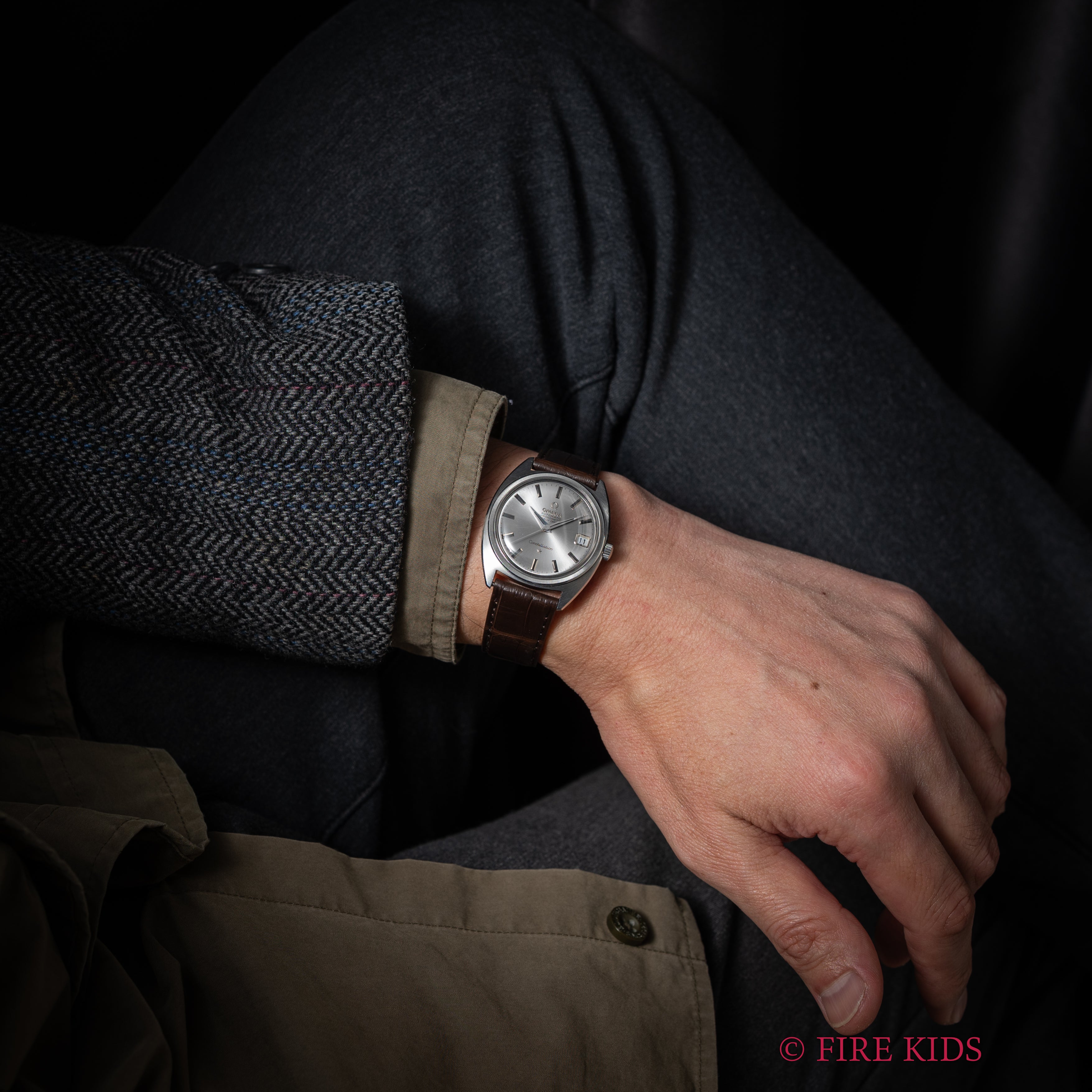 オメガ コンステレーション ジェンタ前期型 ドーフィンハンド1968年製 Ref.168.017 自動巻クロノメーター Cal.564