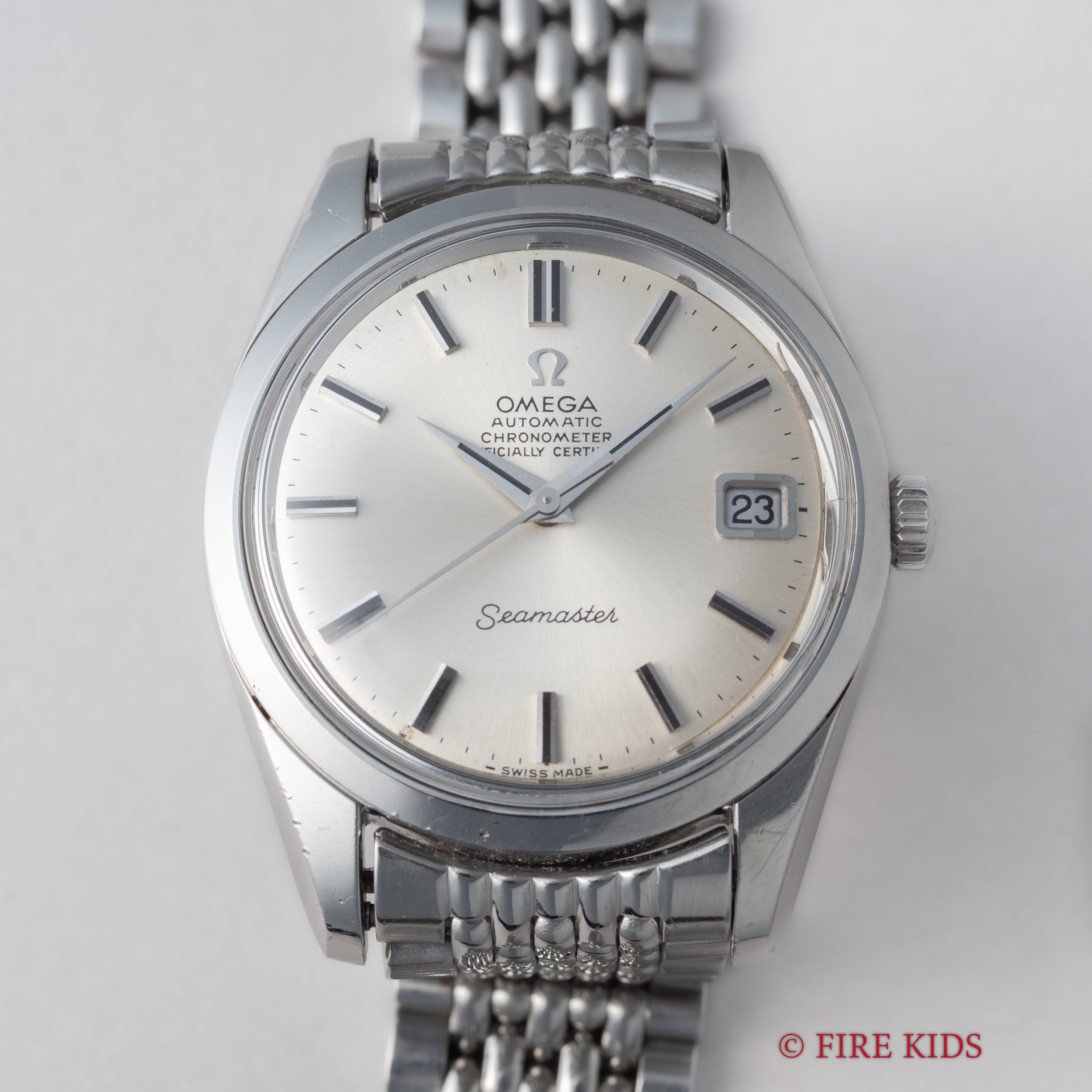 オメガ シーマスター クロノメーター 1969年製 自動巻 Cal.564 純正ライスブレス