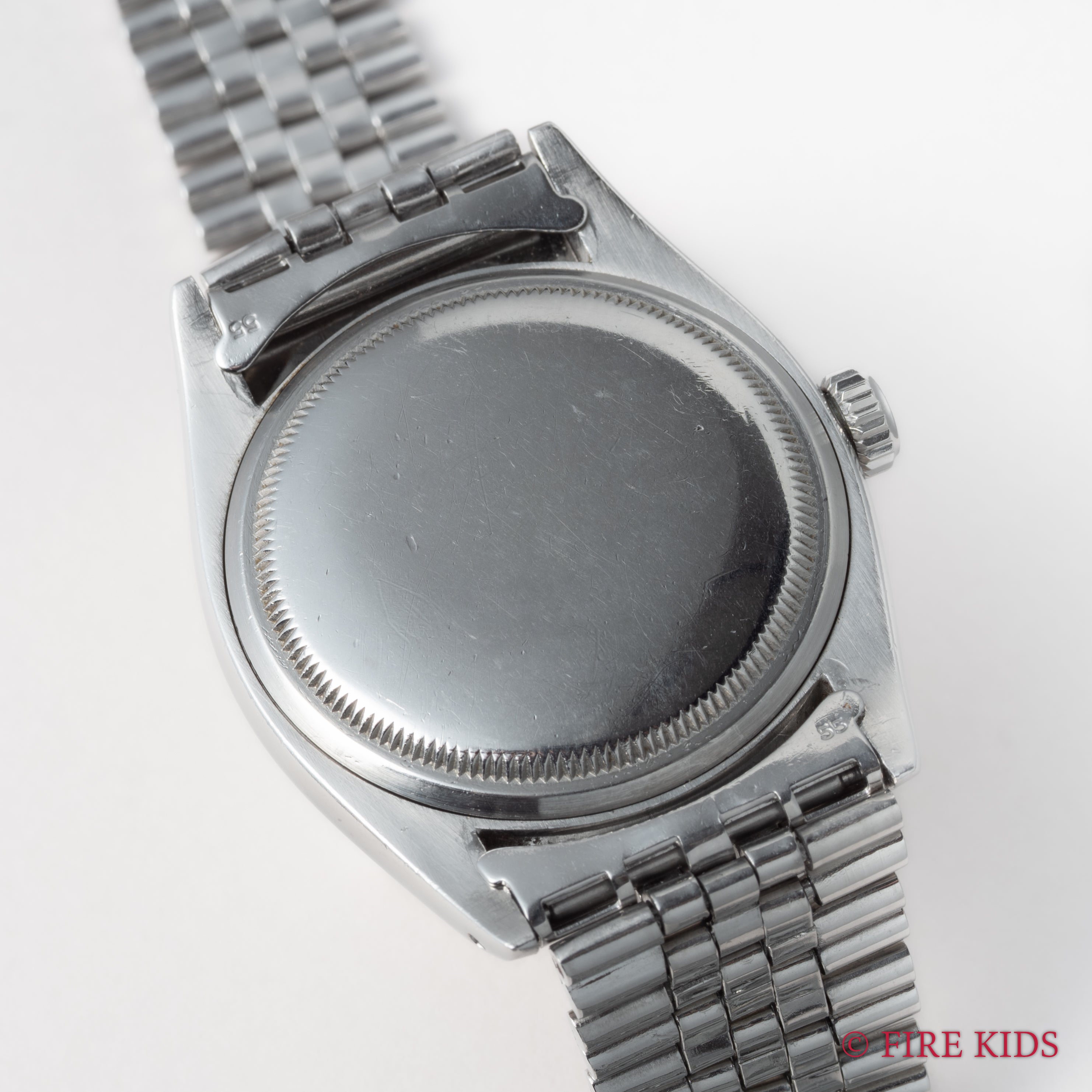 ロレックス デイトジャスト Ref.6605 ブラックギルトダイヤル 1959年製 Cal.1066