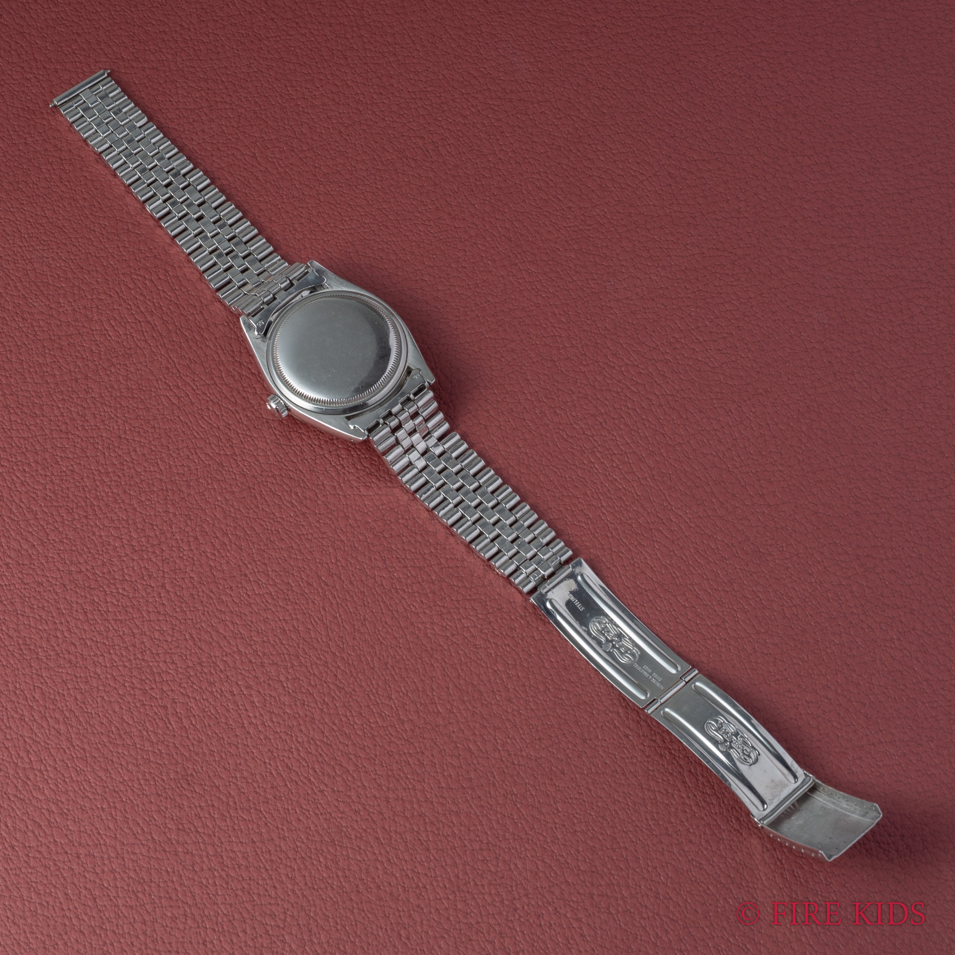 ロレックス デイトジャスト Ref.6605 ブラックギルトダイヤル 1959年製 Cal.1066