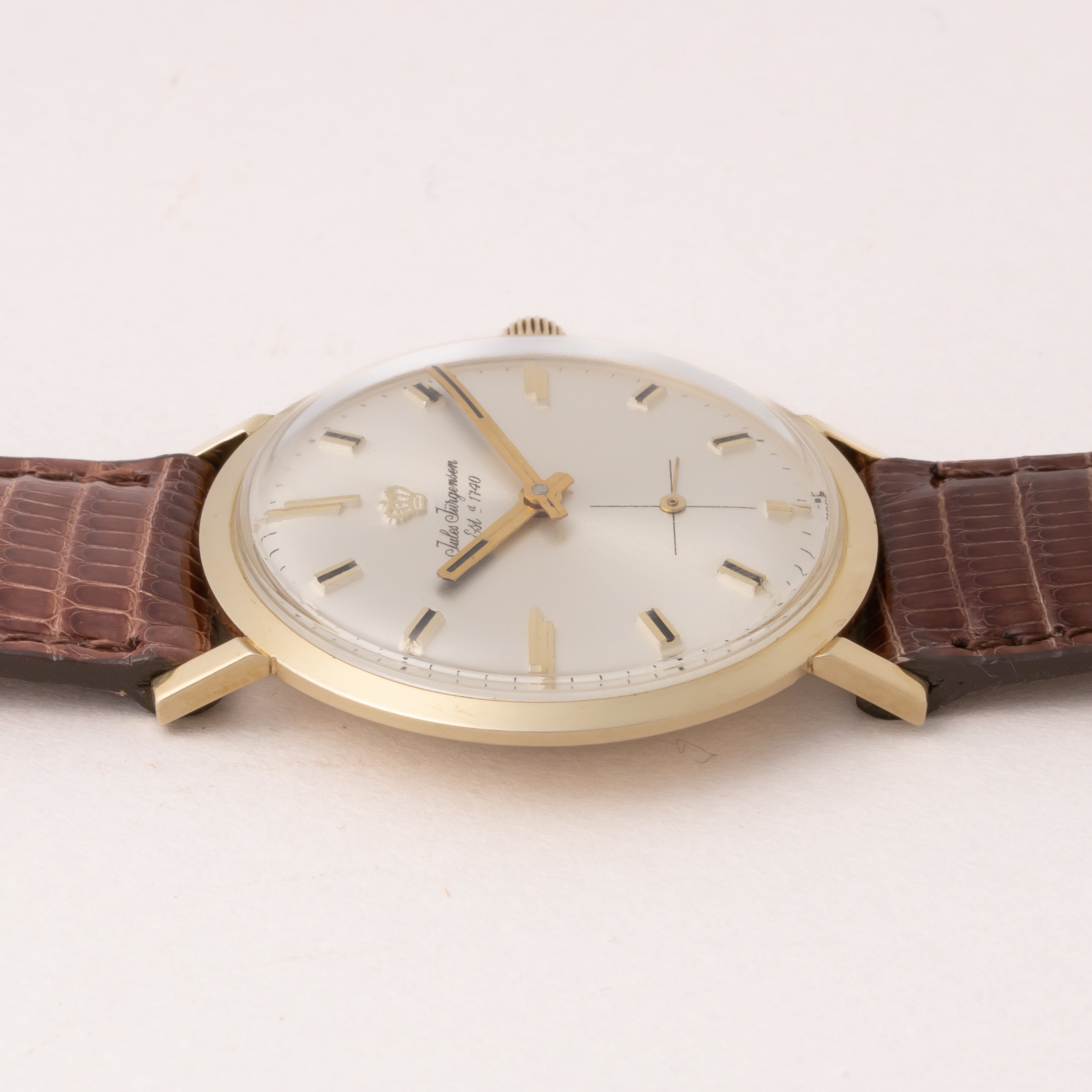 ☆ ユール・ユルゲンセン　14YG 紳士用　腕時計　1950年頃