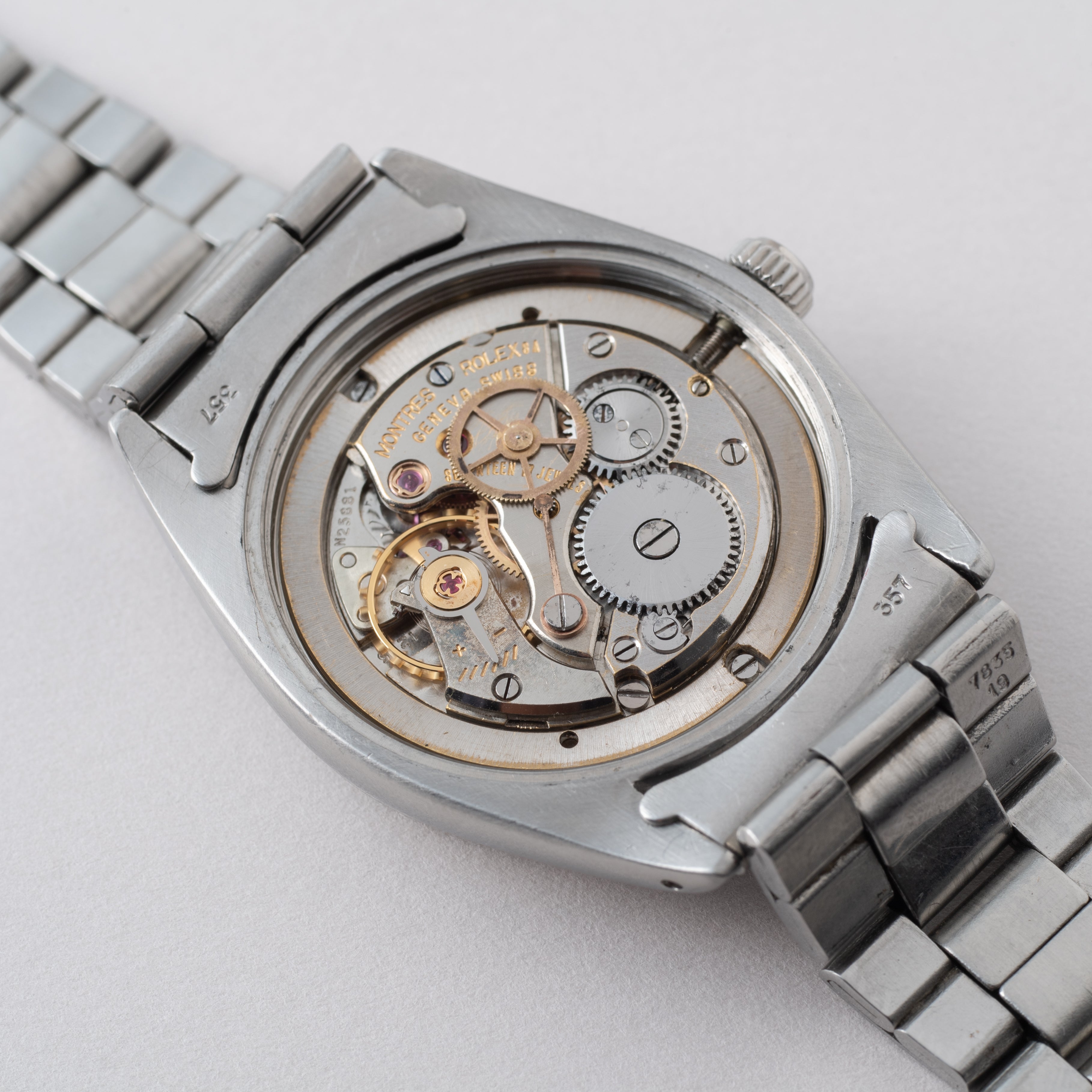 国産限定品ロレックス 6694 1964年製 オイスターデイト プレシジョン SS メンズ 手巻き 腕時計 cal.1215 アンティーク ROLEX 1年保証OH済 男性用