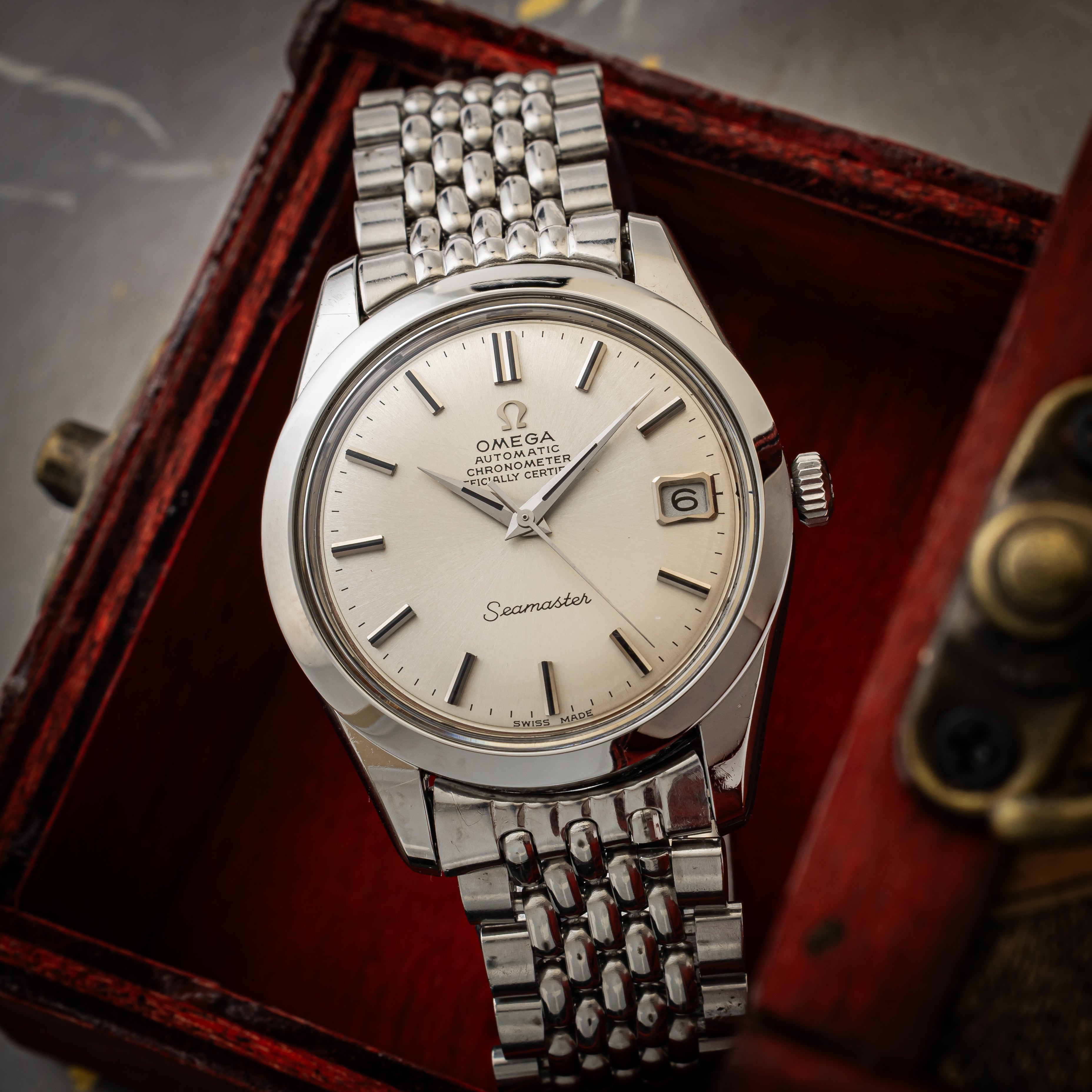 【大人気限定SALE】オメガ シーマスター 168.024 クロノメーター メンズ腕時計 時計