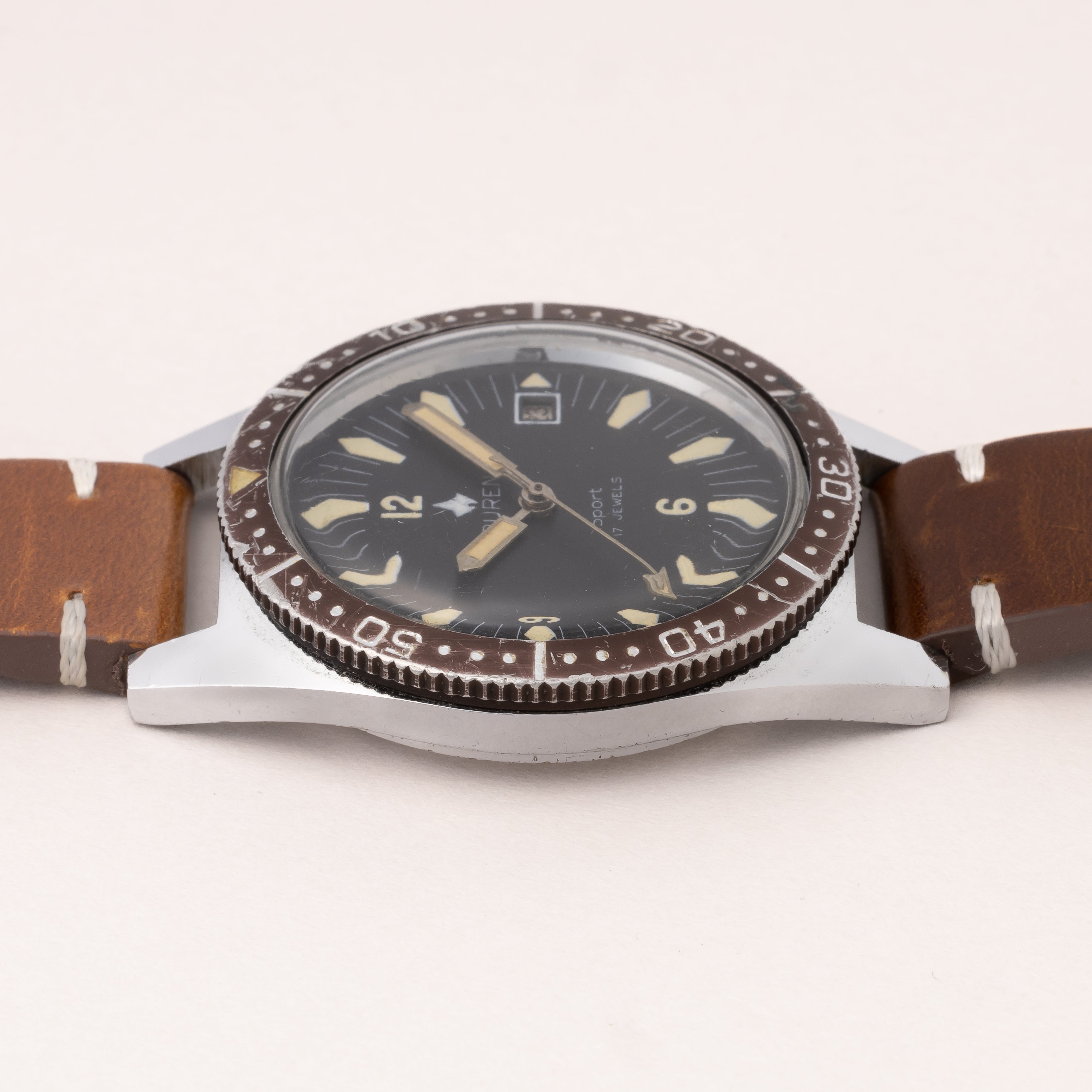 ビューレン スポルト ダイバーズタイプ セイコームーブ 1960年代製