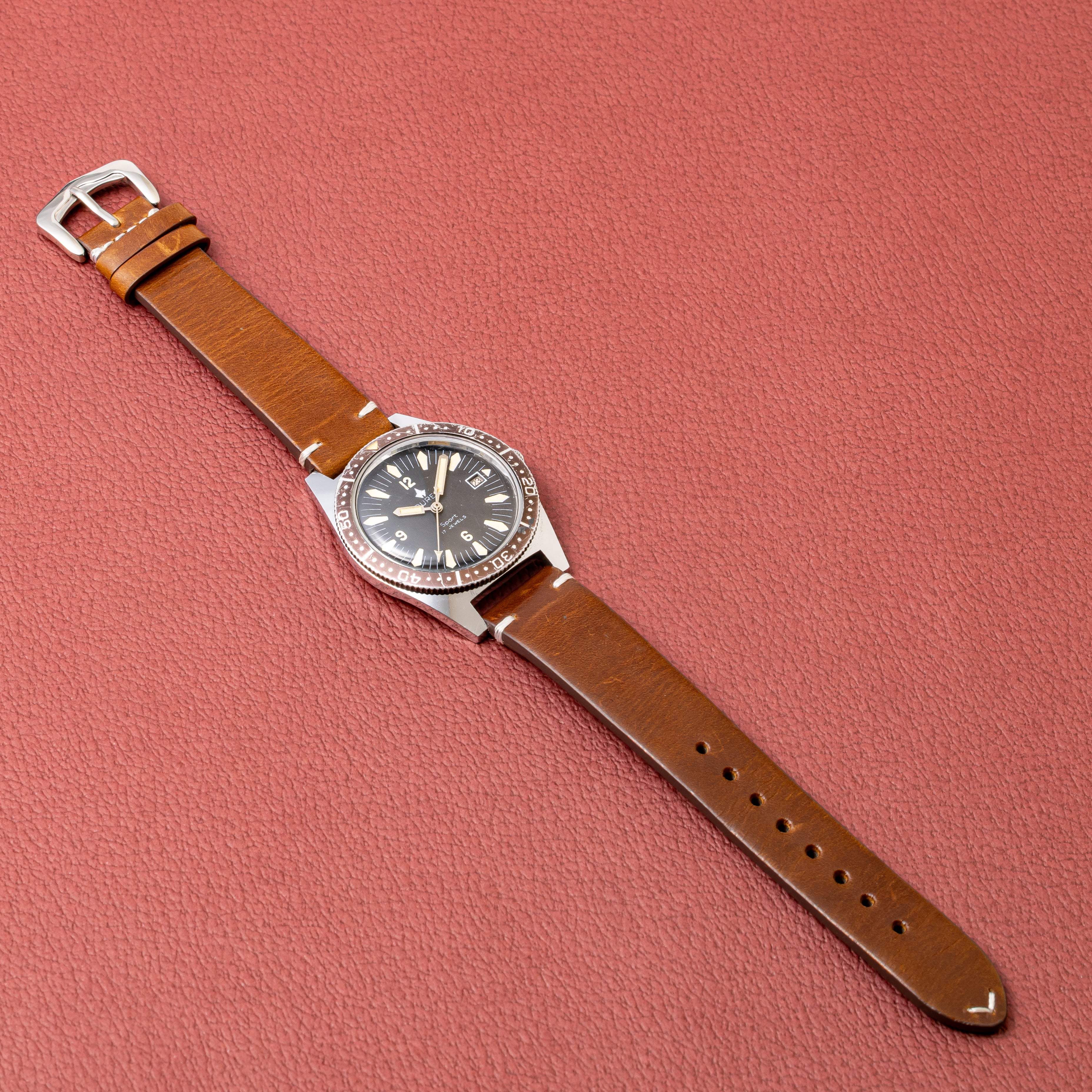 ビューレン スポルト ダイバーズタイプ セイコームーブ 1960年代製