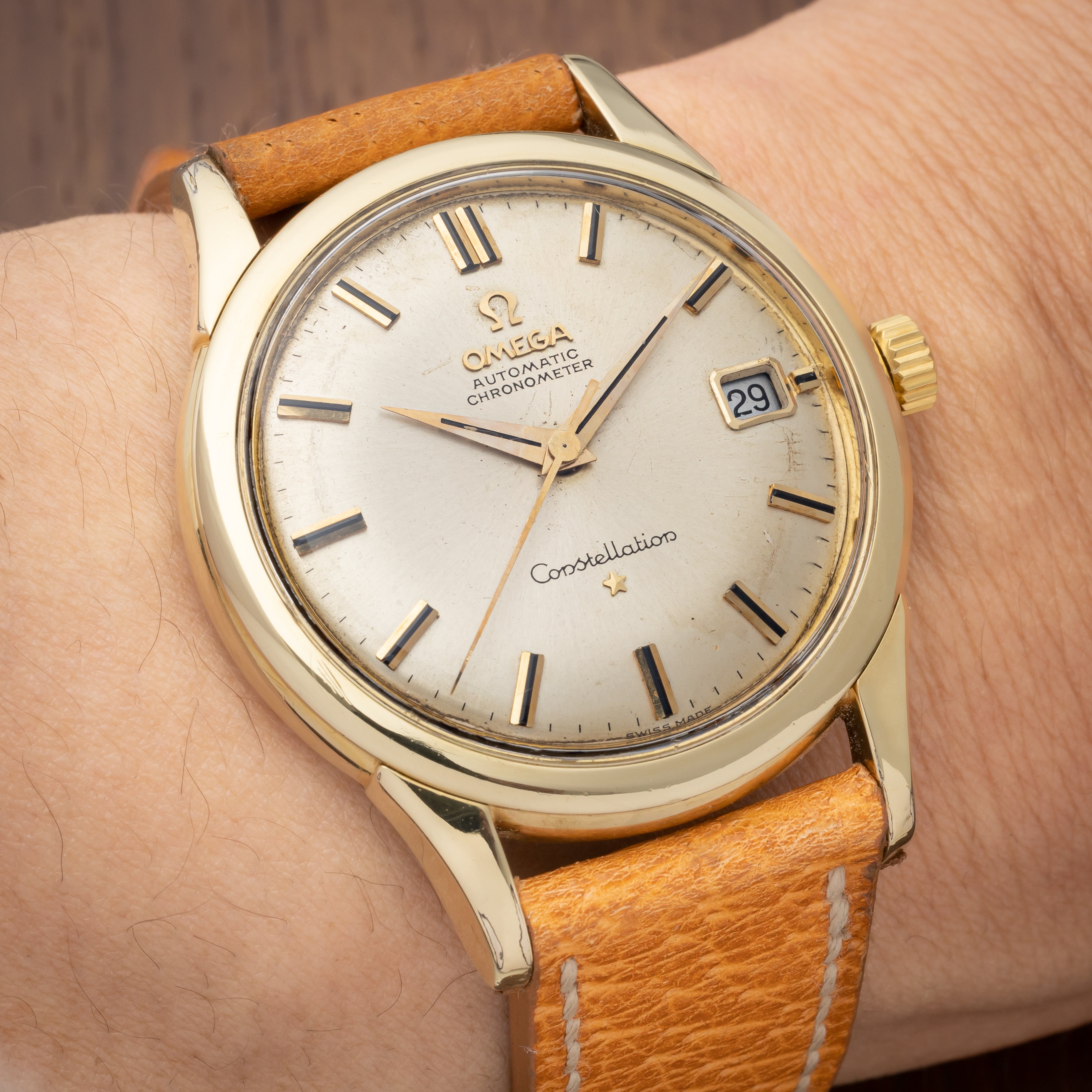 オメガ コンステレーション 1961年製 GF 箱、ギャラ付き Ref.14777 61SC