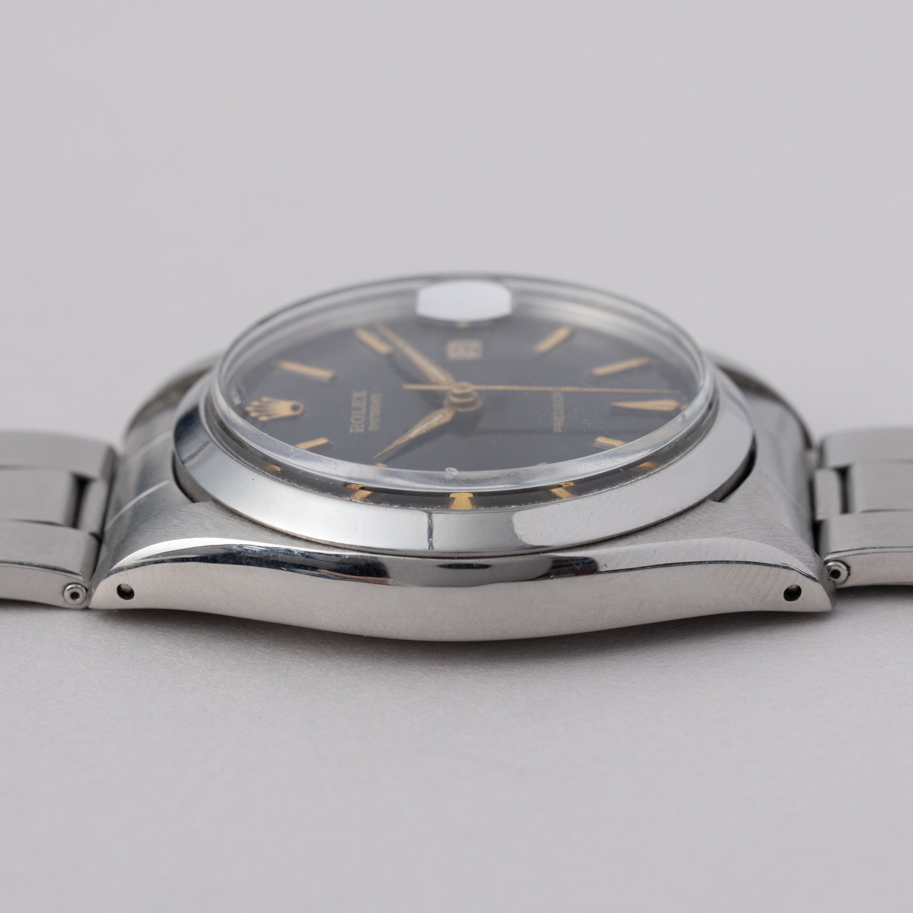 ロレックス 1965年製 オイスターデイト Ref.6694 ブラックミラーダイヤル C＋1リベットエクステンションブレス