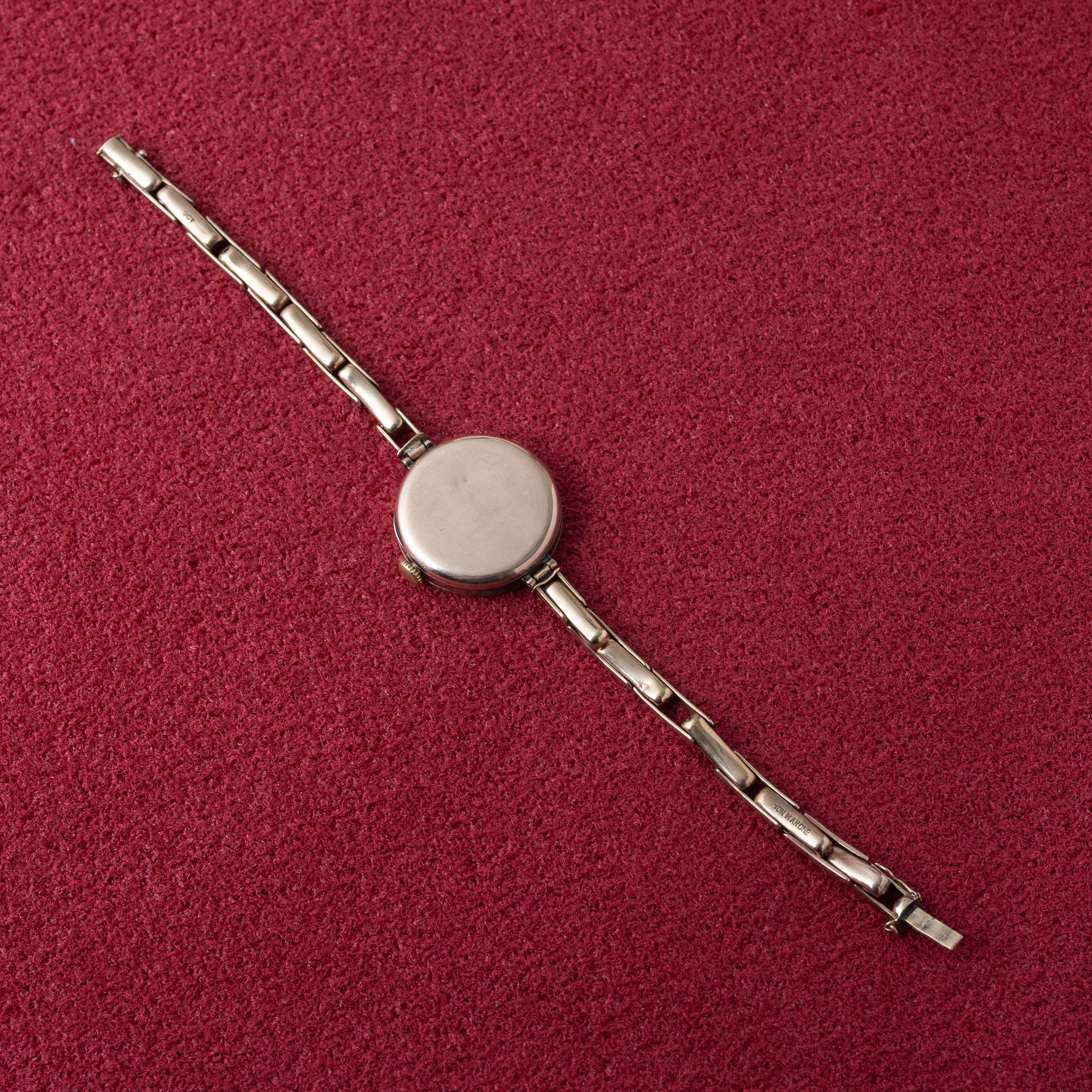 ロレックス レディース 1920年代 テレフォンダイヤル 手巻き 9金無垢製 