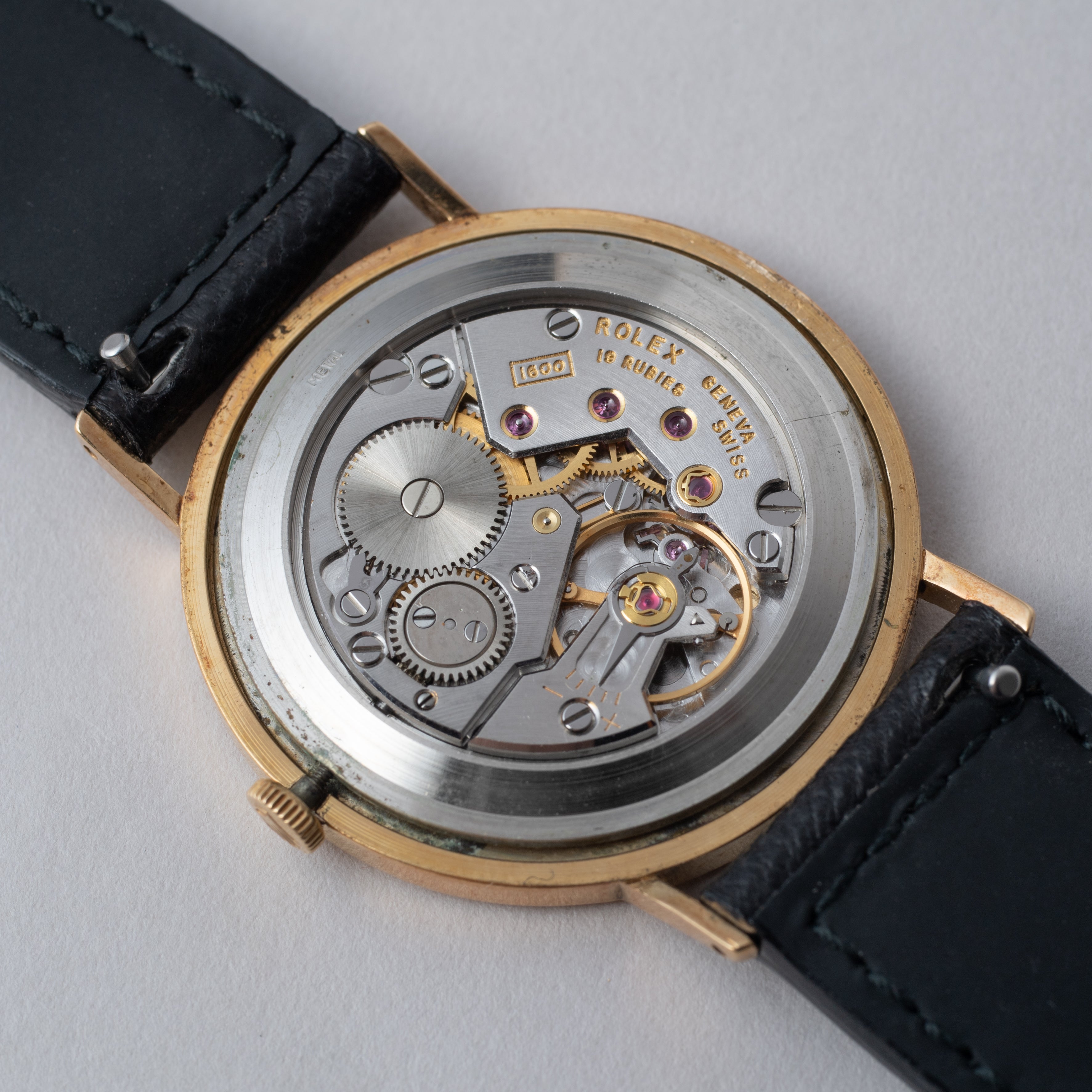ロレックス チェリーニ 18金無垢ケース 1971年製 Cal.1600 Ref