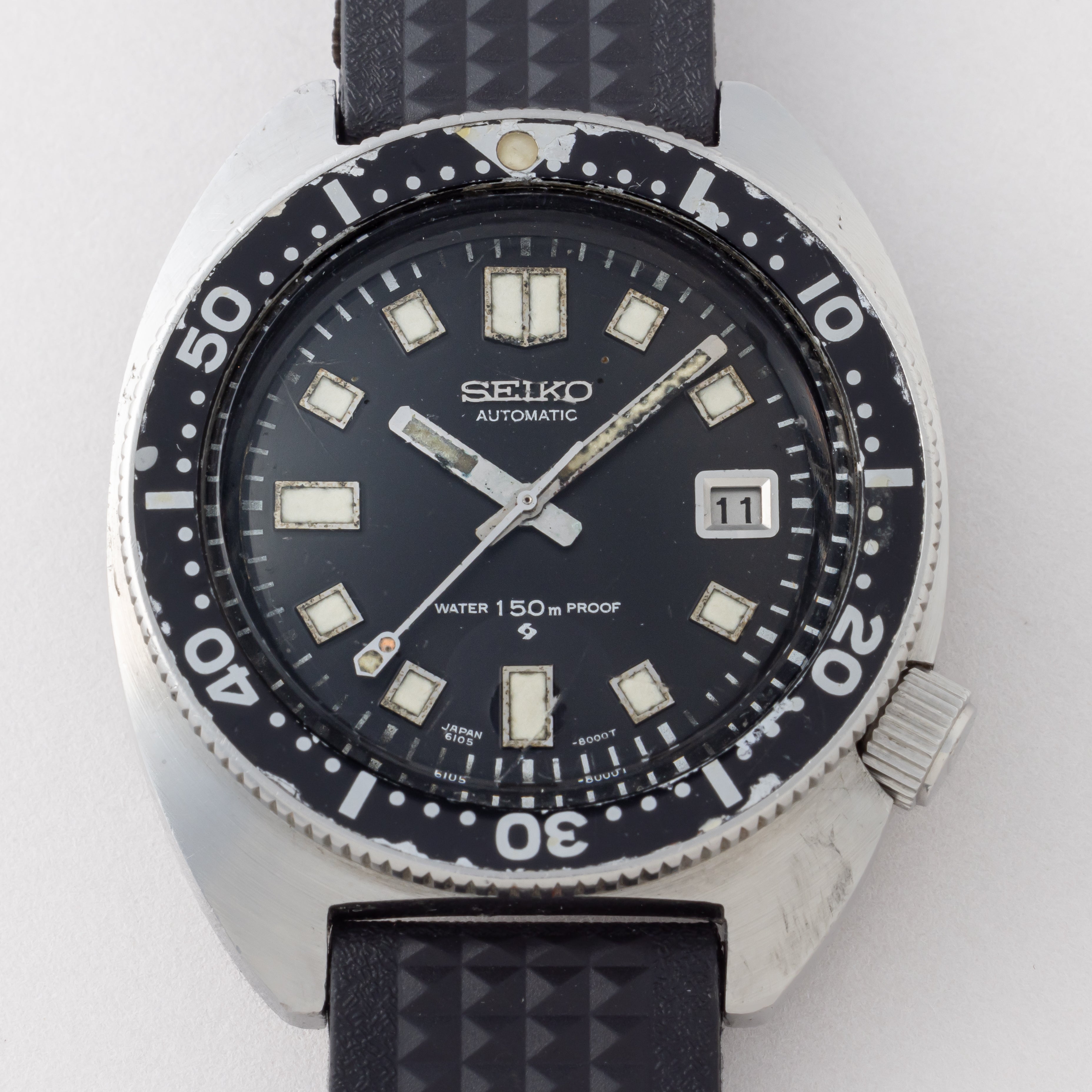 SEIKO セイコー セカンドダイバー 6105 オリジナル文字盤 初期モデルファッション