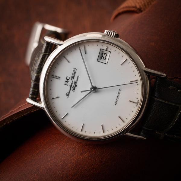 IWC ポートフィノ　自動巻き ホワイトダイヤル 時計 IWC ポートフィノ ホワイトダイアル 1991年製 自動巻き Ref