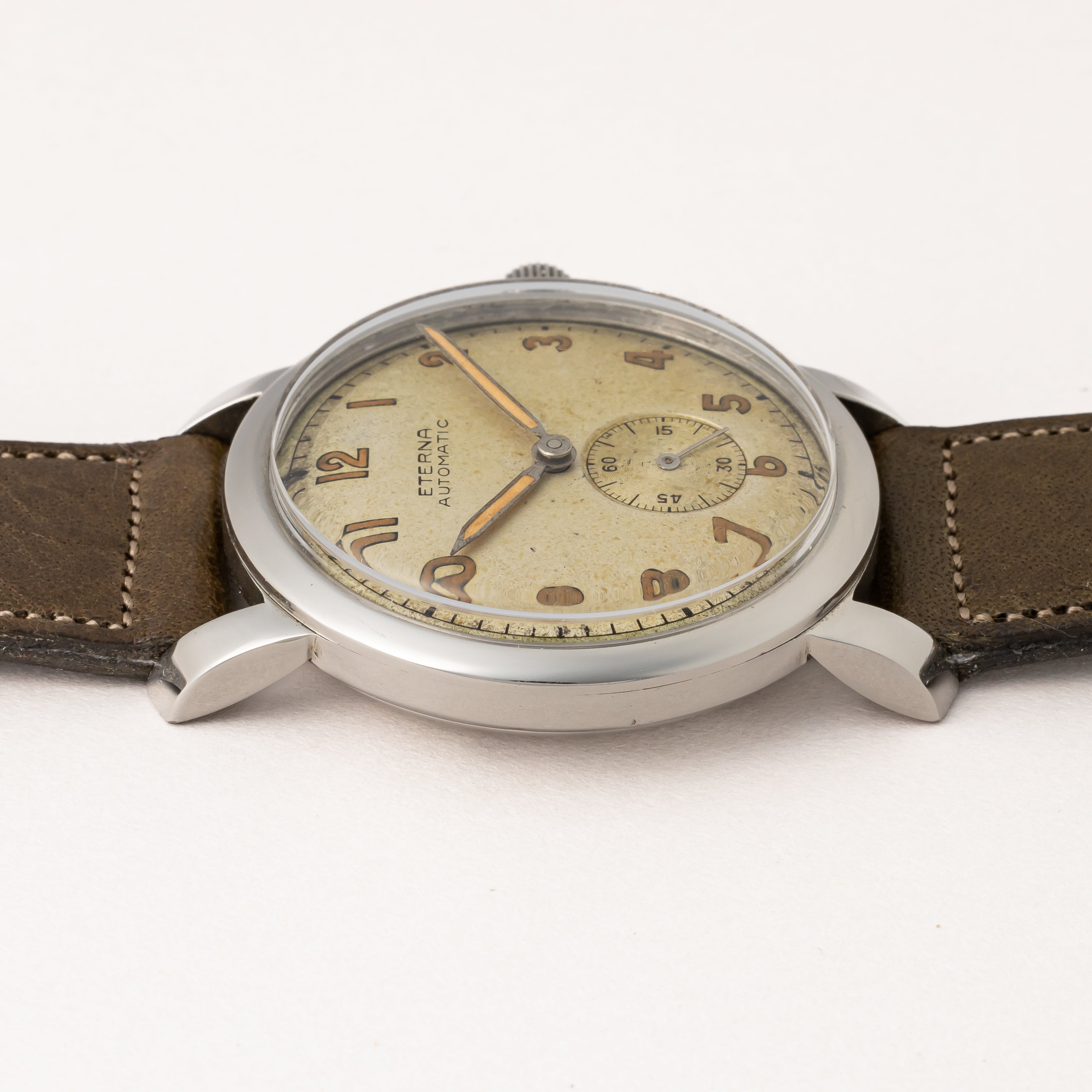 【中古】 バンデルオーラ エテルナ バンパーオートマチック アラビアダイヤル 1940年代製