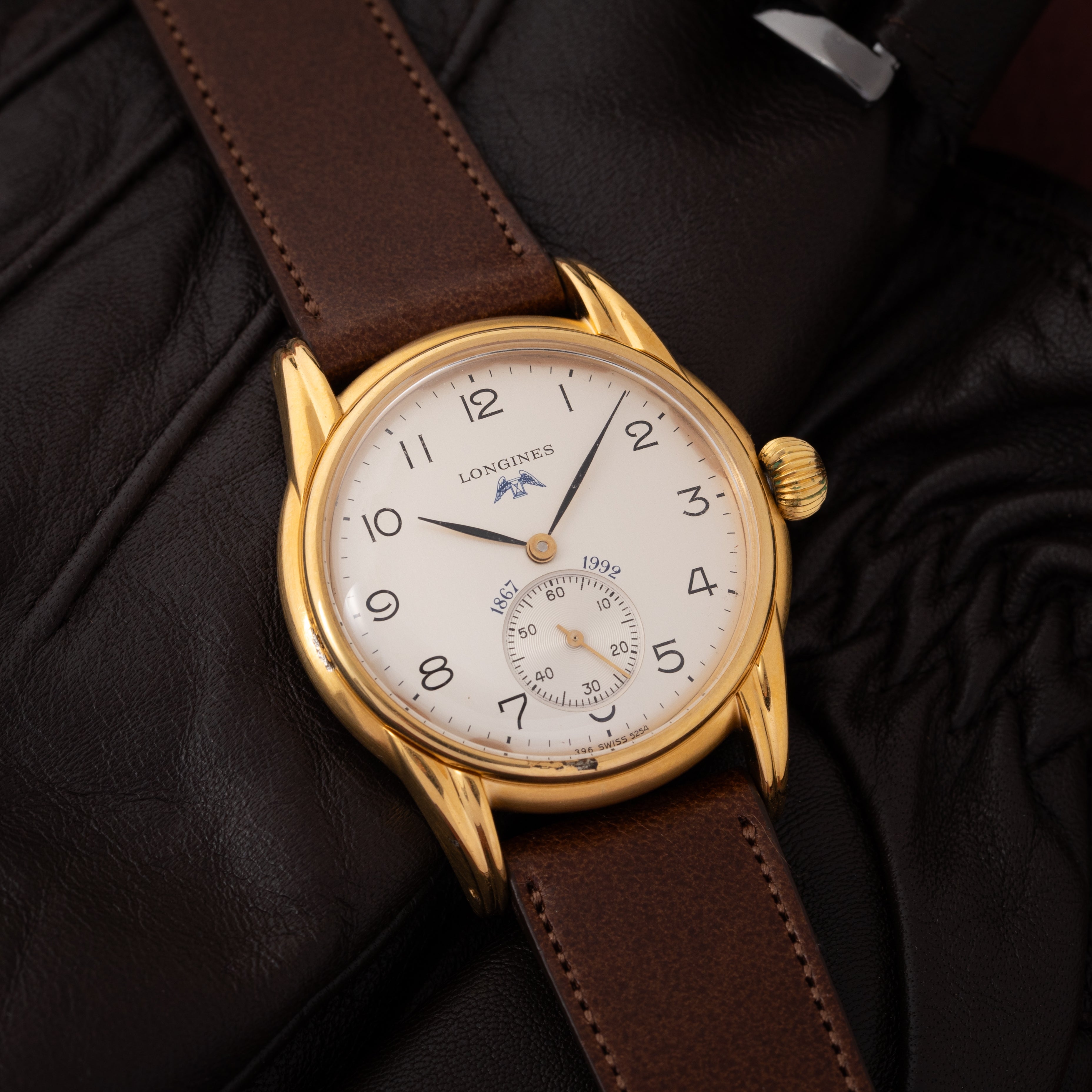 ロンジン LONGINES 手巻き 工場創立125周年記念モデルメンズ - 腕時計