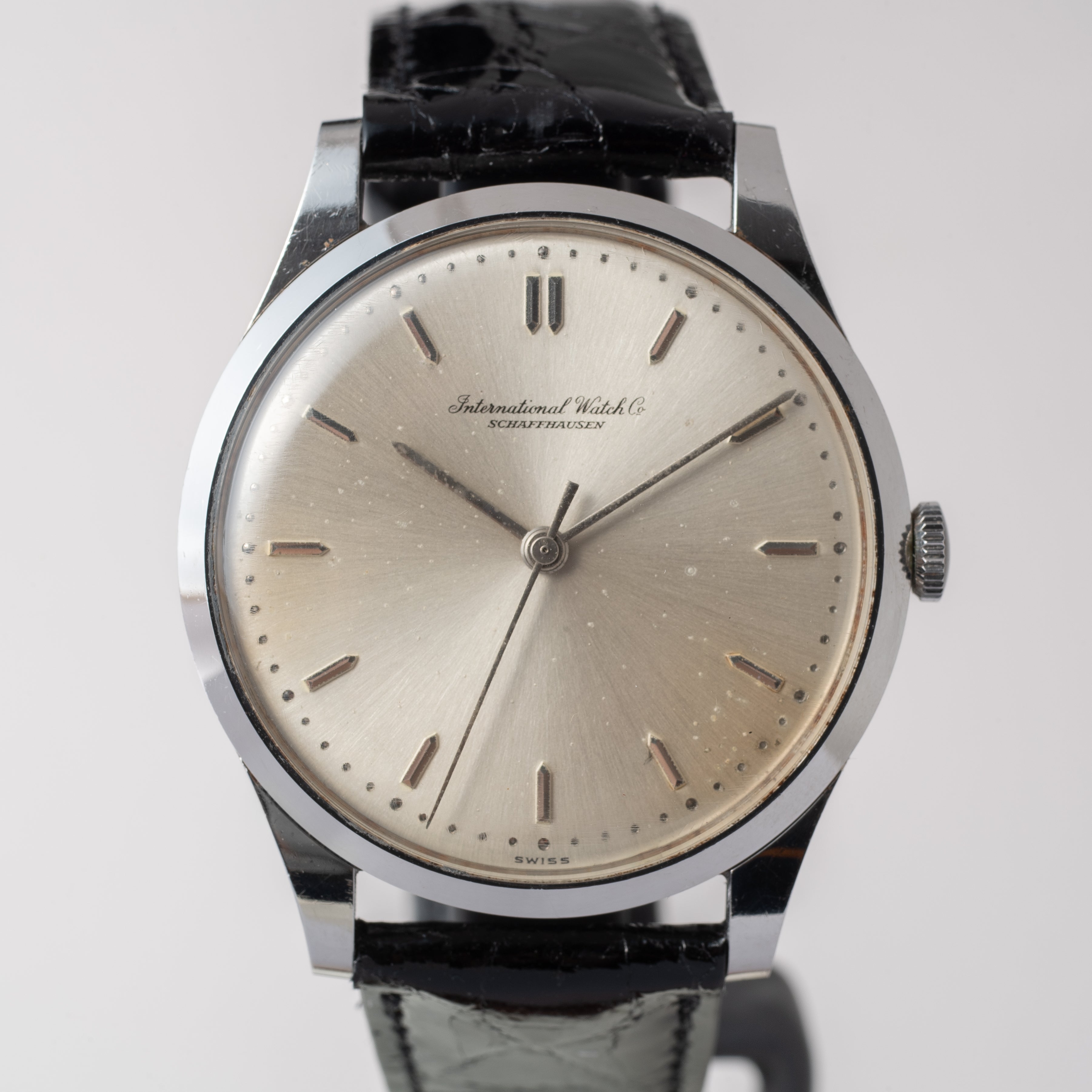 IWC ラウンド アンティーク 手巻き ジャンク IWC ラウンドケース1965年製 手巻き Cal.89