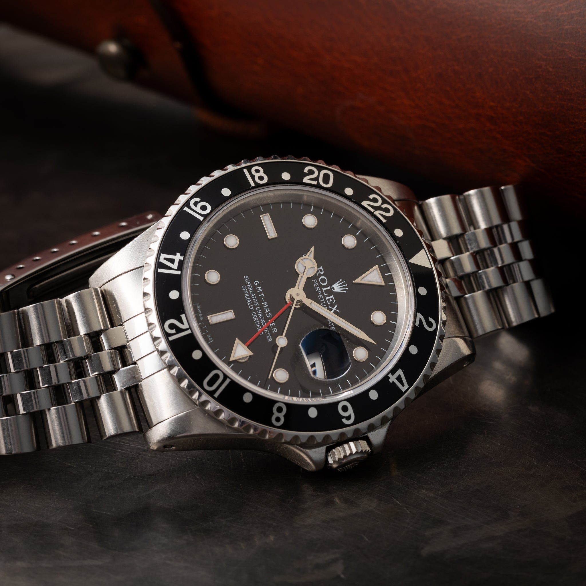 美品純正 ロレックスジュビリーブレス FF502T 62510H GMTマスター ロレックス GMTマスター Ref.16700 ブラック Wネーム チャック