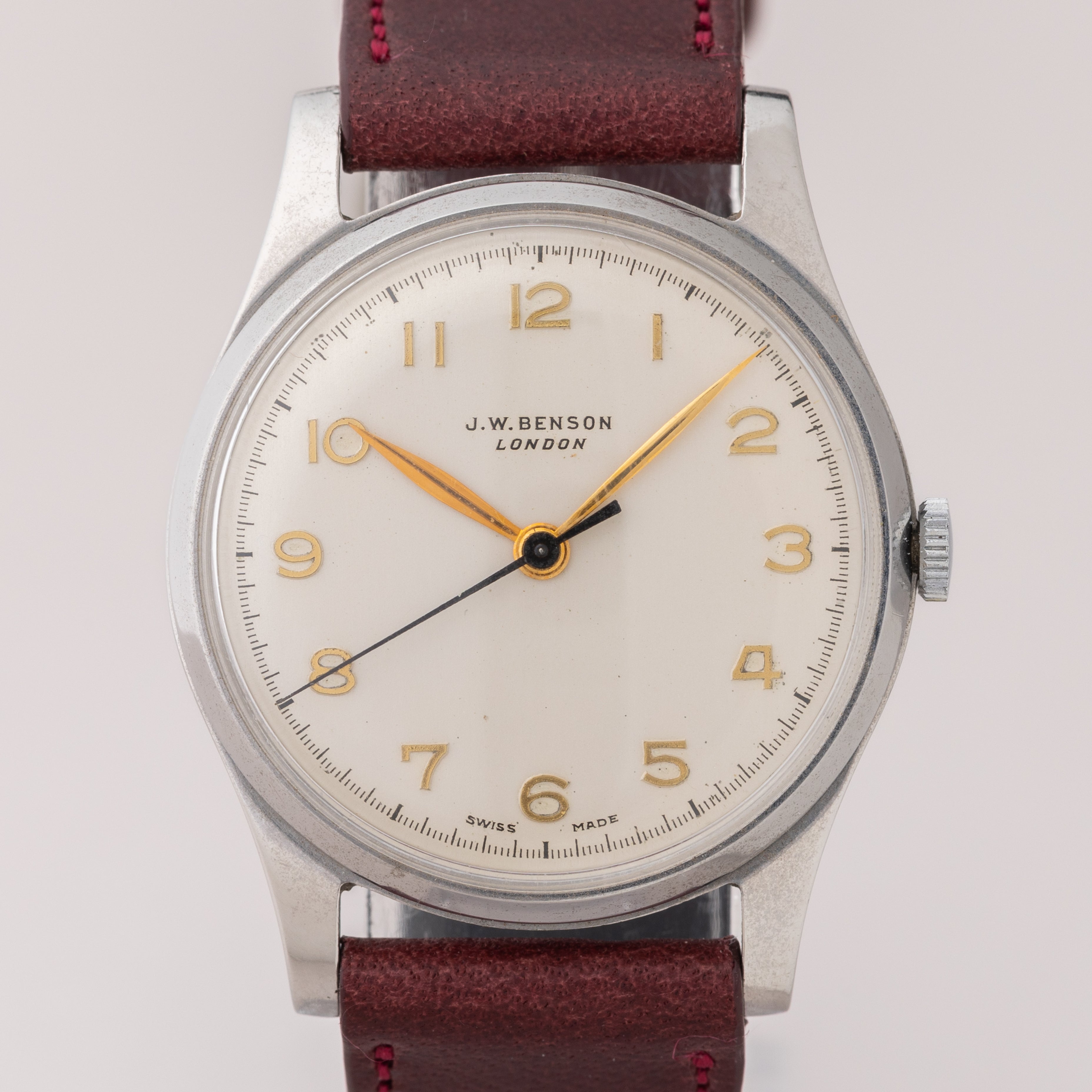 1950s-1960s J.W.BENSON ベンソン 腕時計 イギリス製