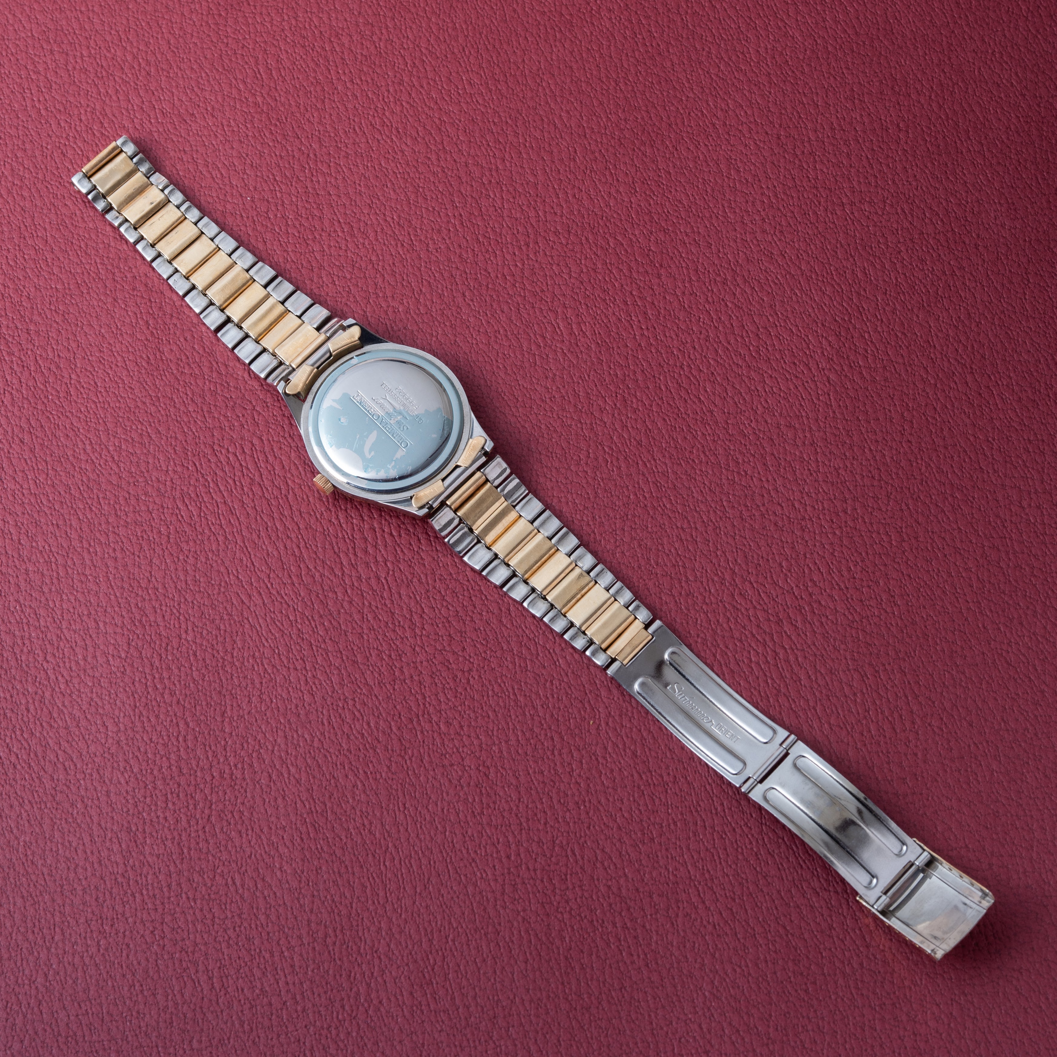 ORIENT オリエント最上位モデル☆ ROYAL　ORIENT　23石　手巻紳士腕時計　珍しい純正ORIENT鰐革ベルト　デッドストック品