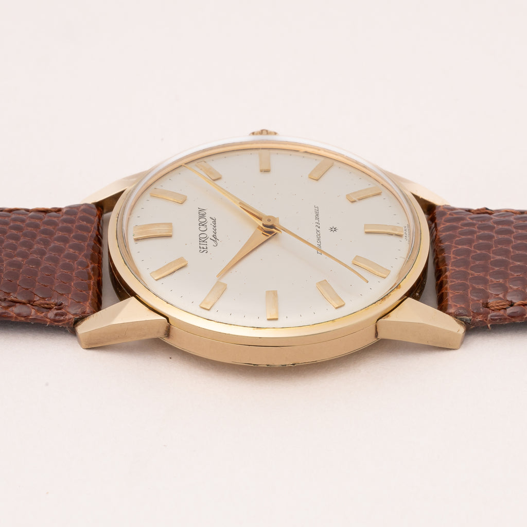 セイコー クラウンスペシャル 18金無垢 Ref.70198 Cal.341 23石