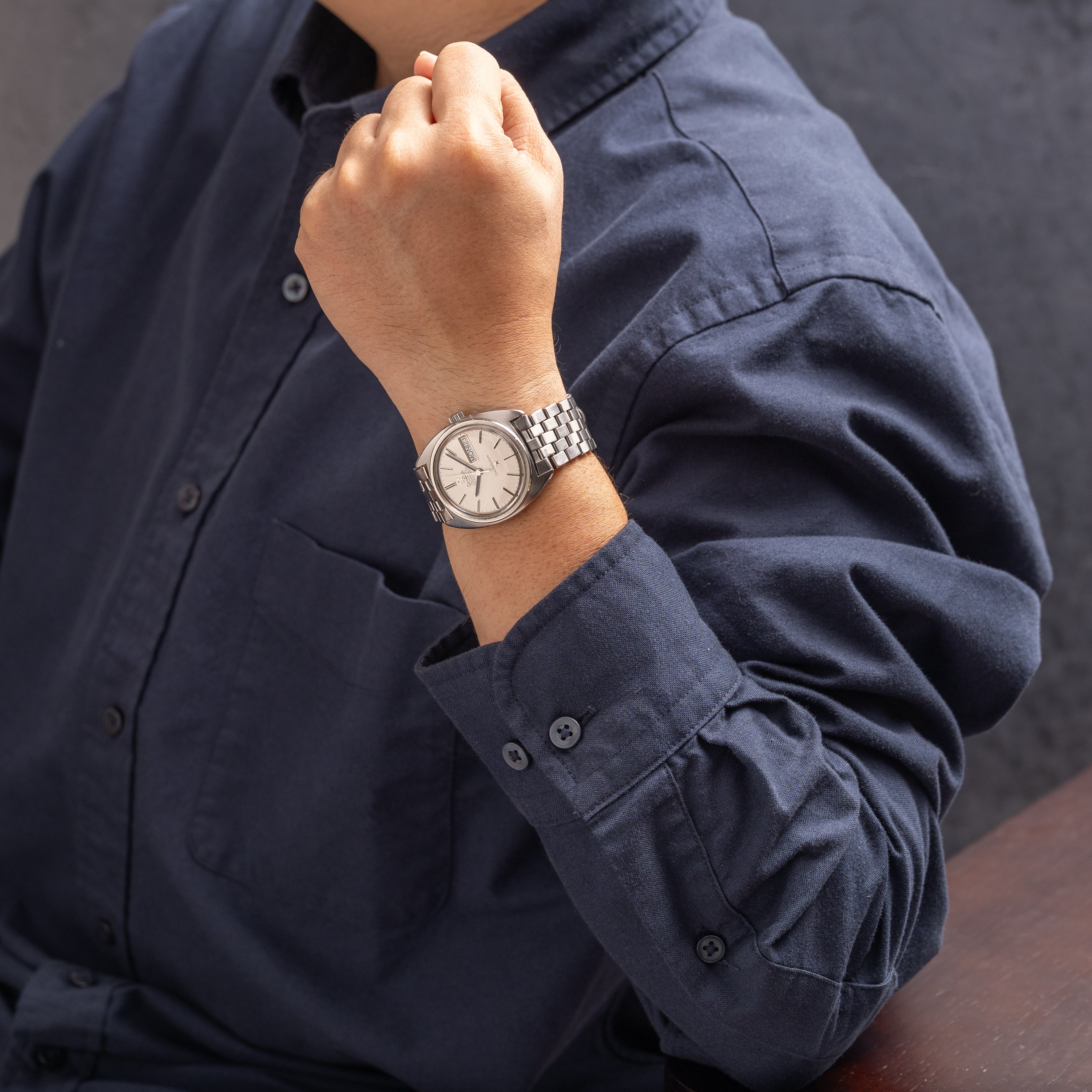 オメガ コンステレーション 1968年製 ジェンタ リネン(モザイク