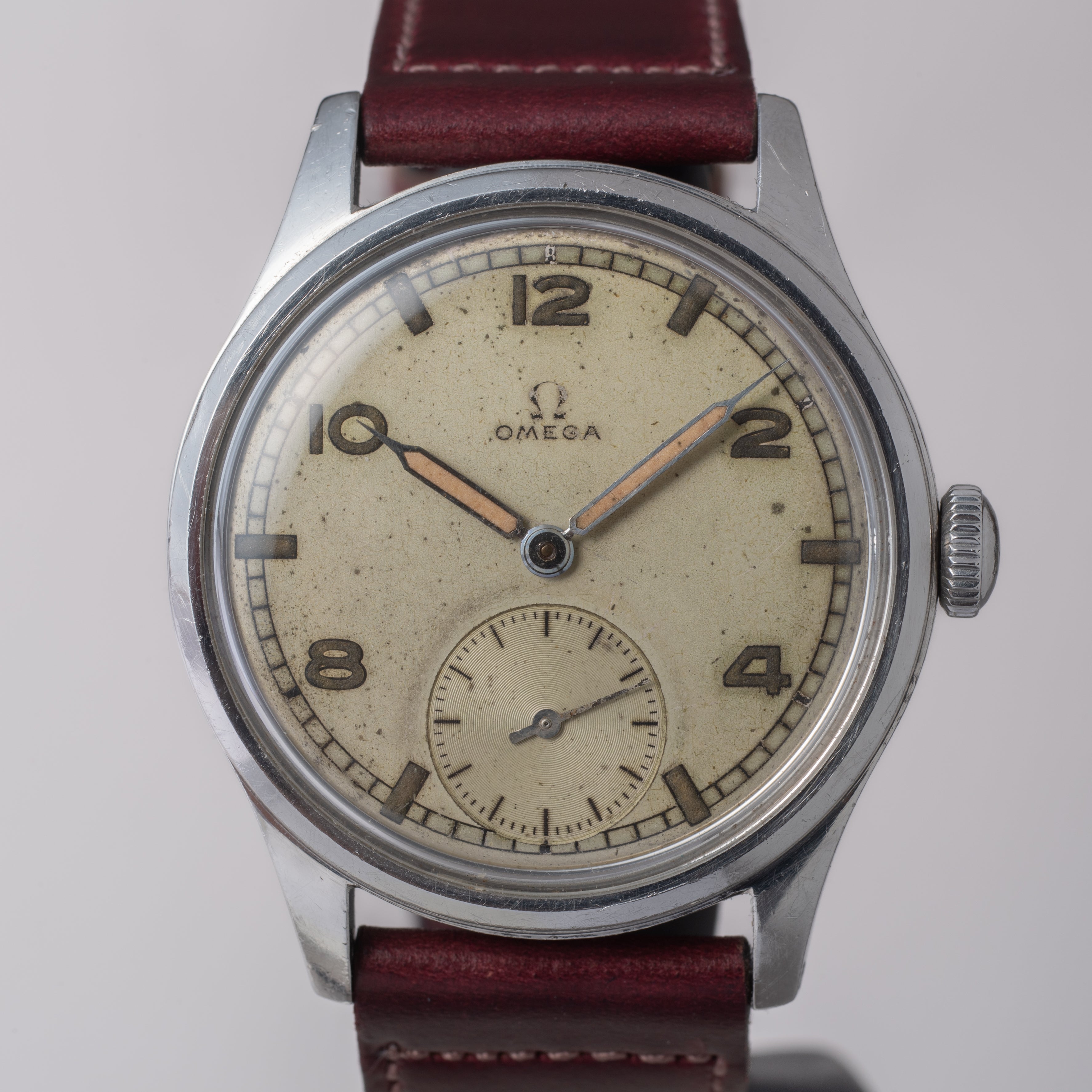 オメガ 30mmキャリバー 1944年製 手巻き スモールセコンド Cal.30T2