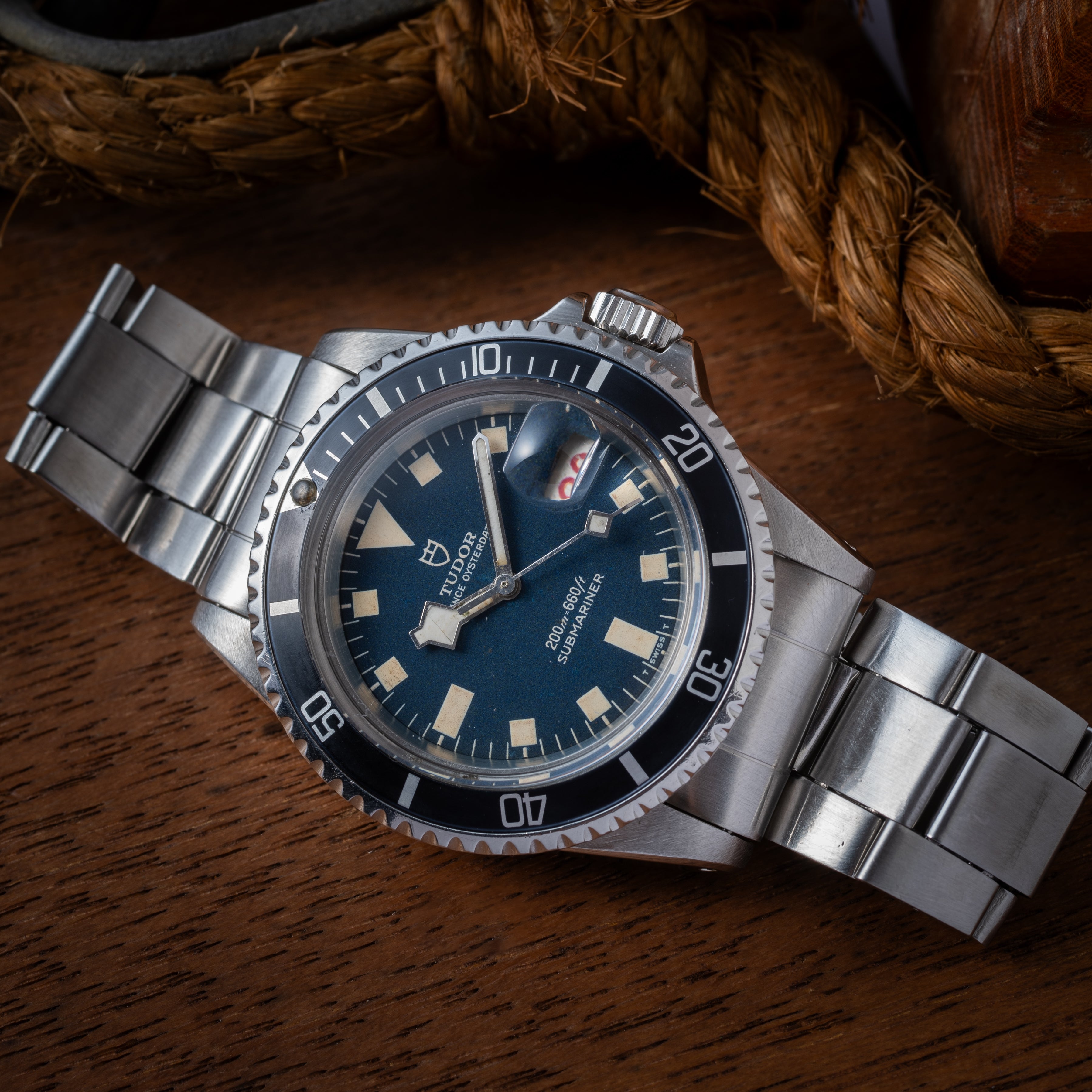 ロシア ビンテージtudor 巻ブレス 7836 FF380付 - 時計